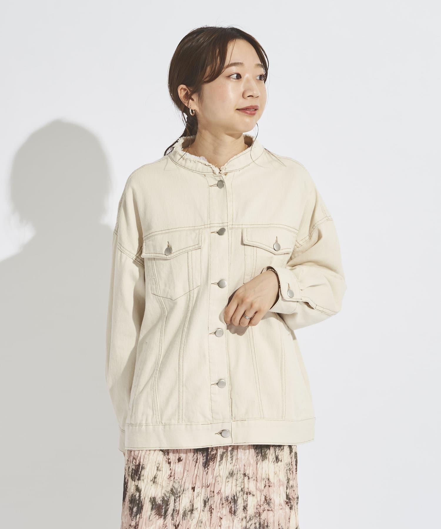 バックボタンビッグgジャン Cpcm シーピーシーエム レディース Pal Closet パルクローゼット パルグループ公式ファッション通販サイト