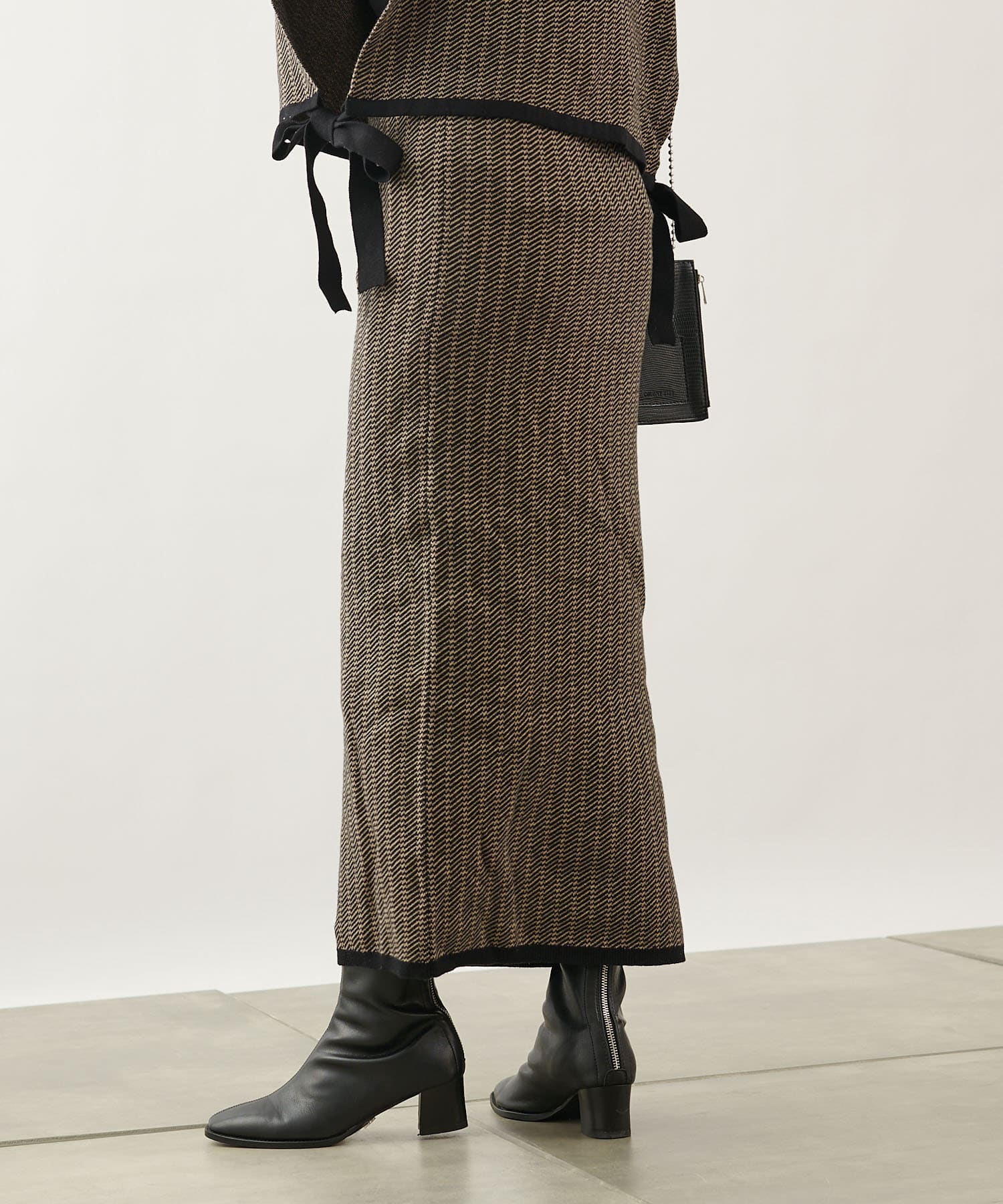 バイカラージャガードニットスカート セットアップ可 Colony 2139 コロニー トゥーワンスリーナイン レディース Pal Closet パルクローゼット パルグループ公式ファッション通販サイト