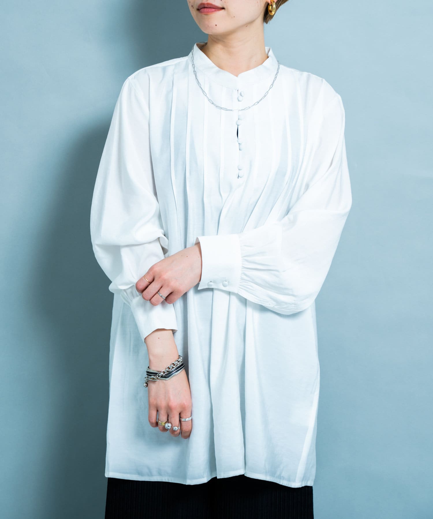 くるみボタンピンタックシャツ Thevon ゼヴォン レディース Pal Closet パルクローゼット パルグループ公式ファッション通販サイト くるみボタンピンタックシャツ Thevon ゼヴォン レディース Pal Closet パルクローゼット パルグループ公式ファッション通販サイト
