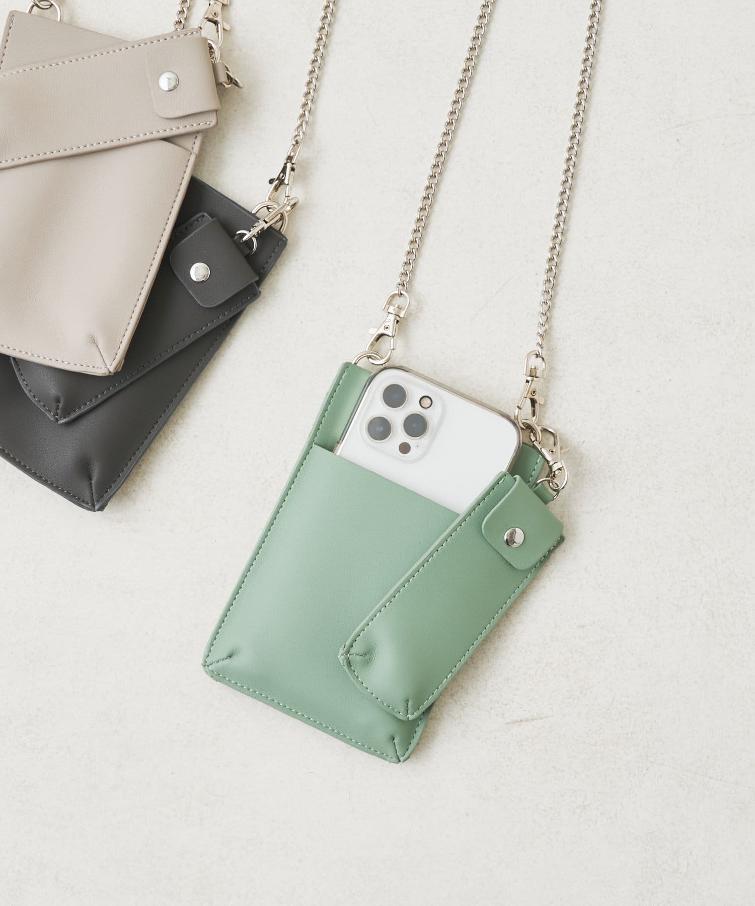 リップケース付スマホショルダーバッグ Discoat ディスコート レディース Pal Closet パルクローゼット パルグループ公式ファッション通販サイト