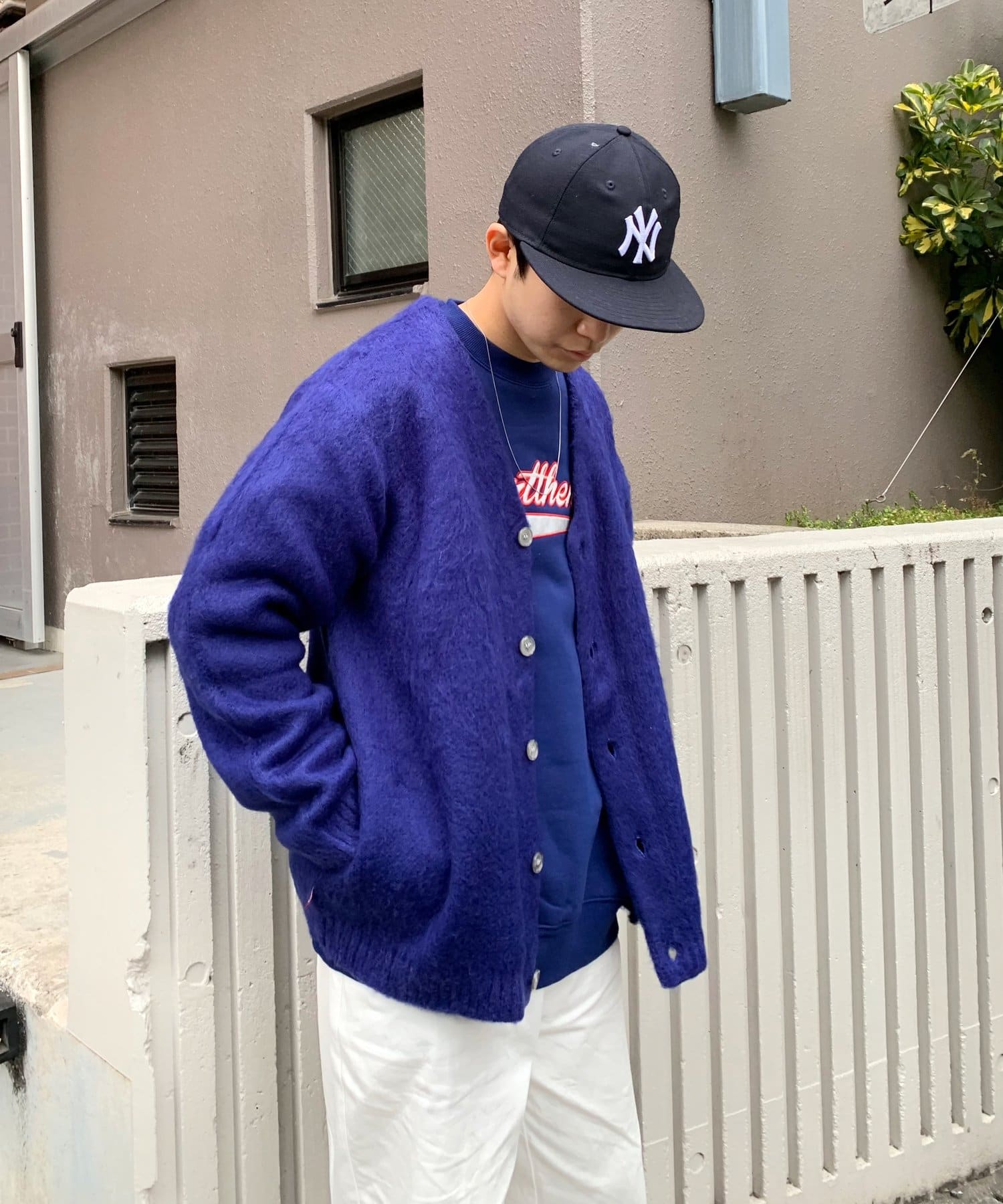 専用　クーティー × HANGOUT 20AW 限定 モヘア カーディガン 紫 18_600.jpg