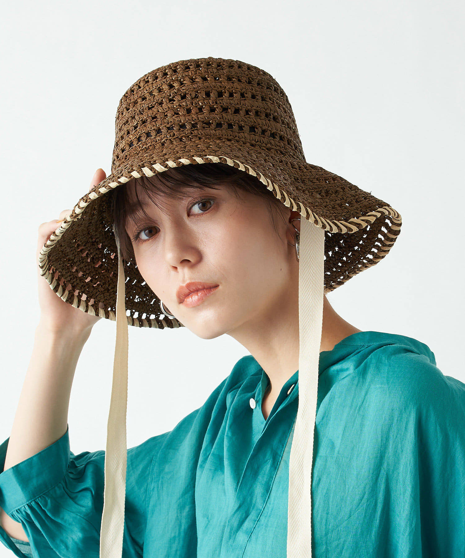 un dix cors(アンディコール) 【夏のおしゃれに取り入れて】クロシェバケット