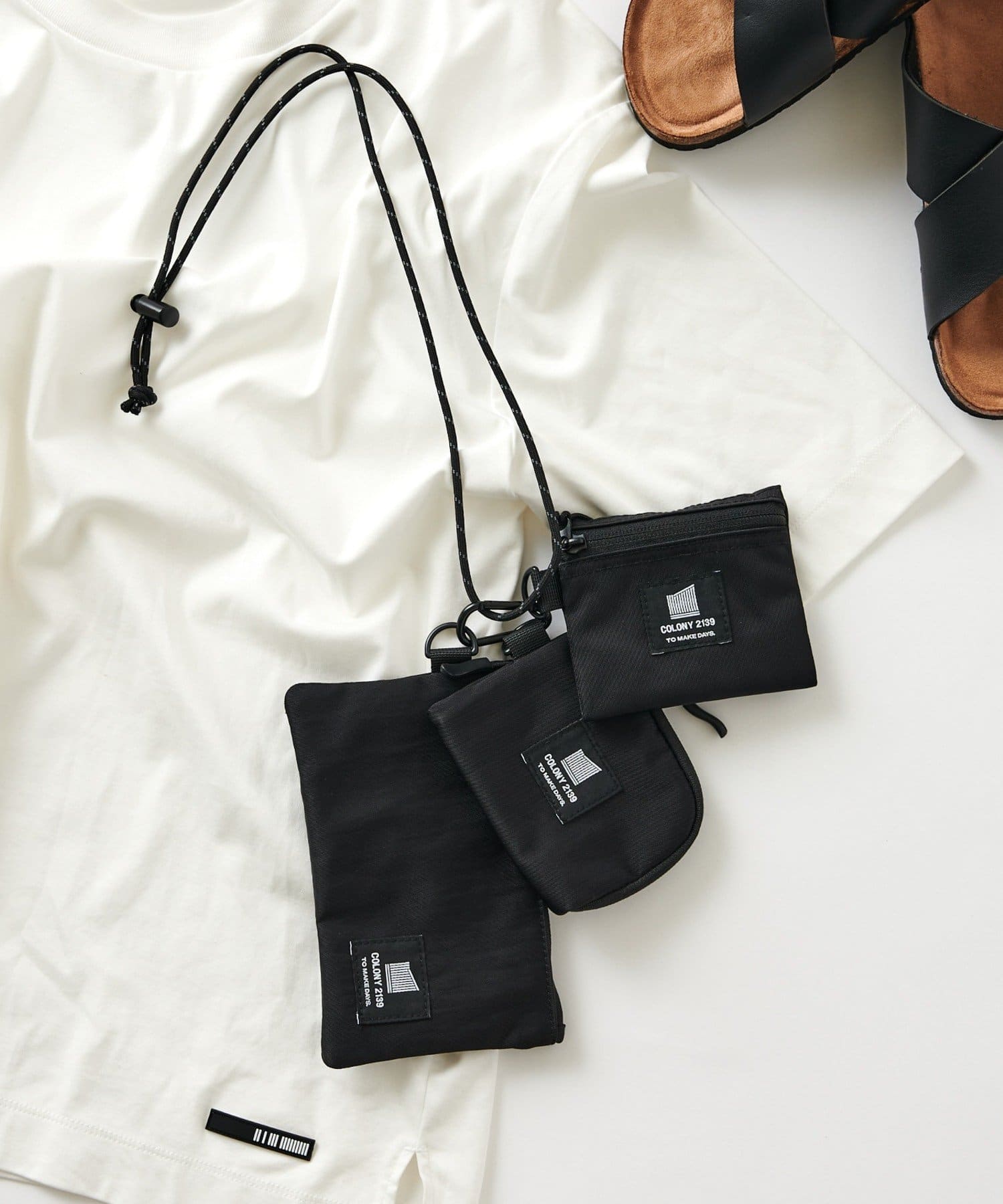 Men S ユニセックス メンズポーチセット3 Colony 2139 コロニー トゥーワンスリーナイン レディース Pal Closet パルクローゼット パルグループ公式ファッション通販サイト