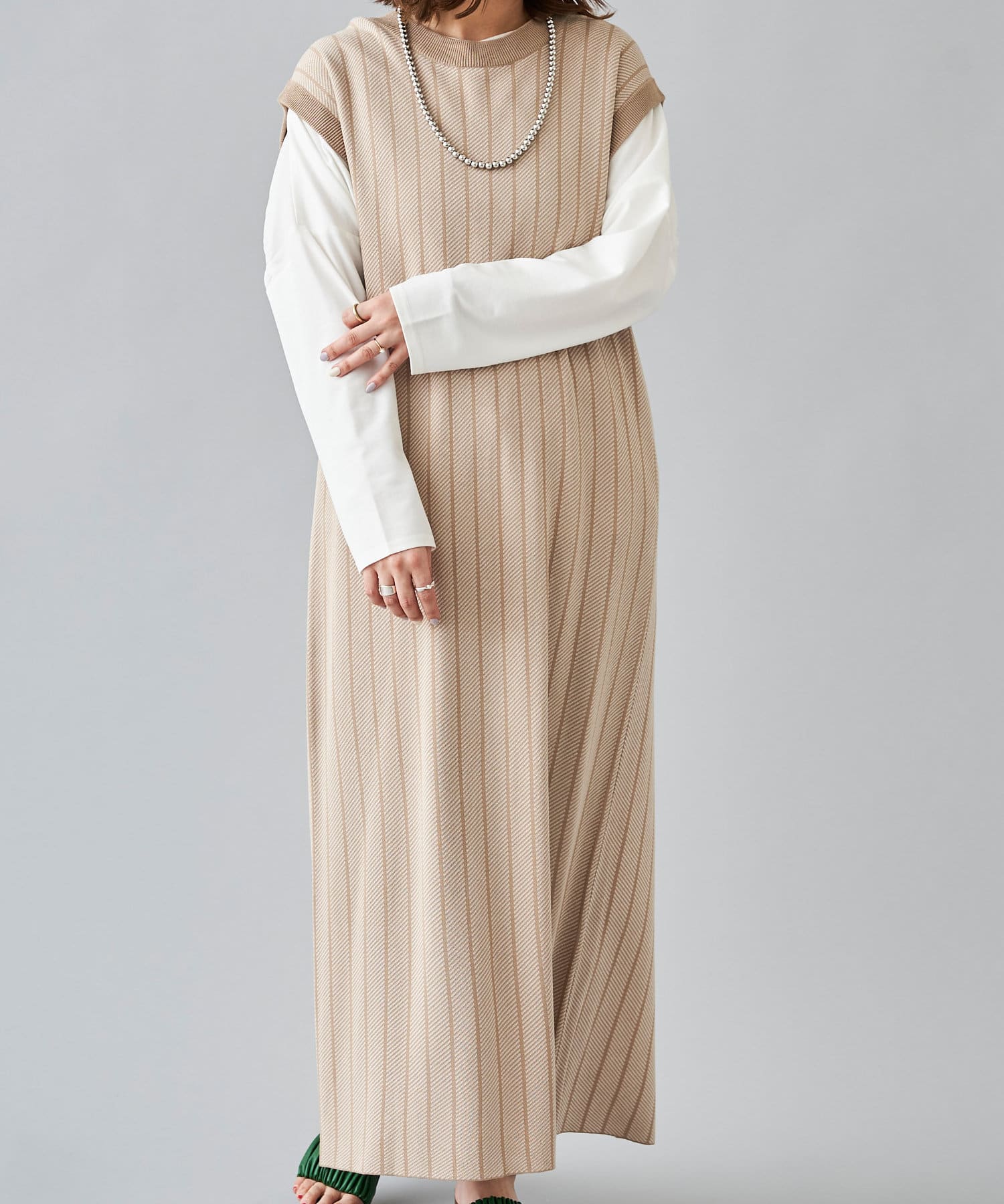 ジャガードバックスリットニットワンピース Chez Toi シェトワ レディース Pal Closet パルクローゼット パルグループ公式ファッション通販サイト