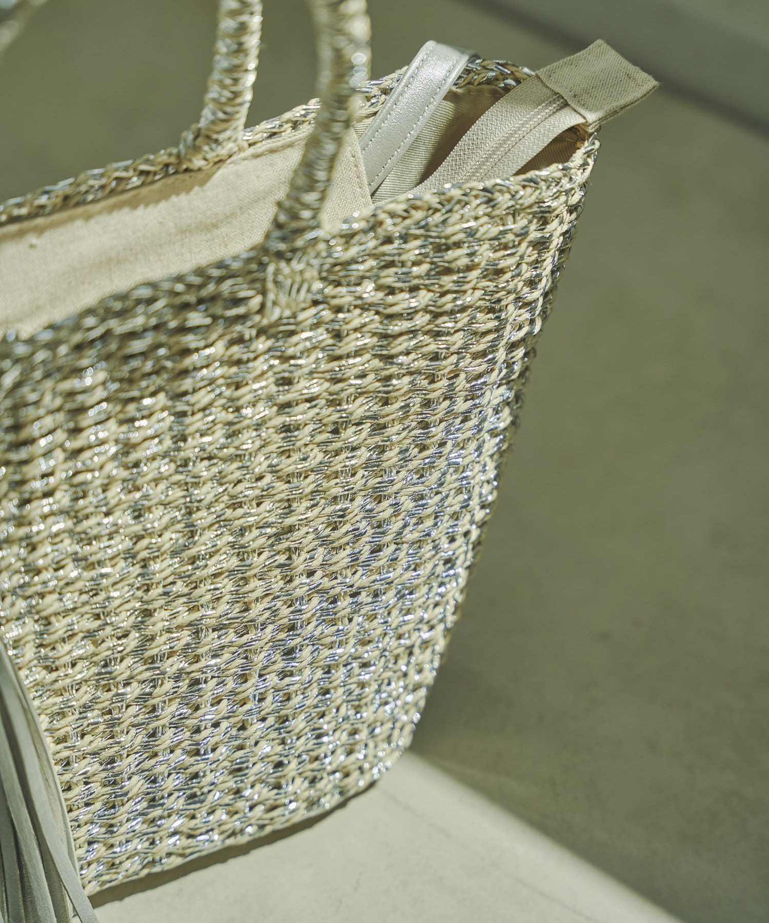 タッセル付きメタリックカゴBAG | Chez toi(シェトワ)レディース | PAL 