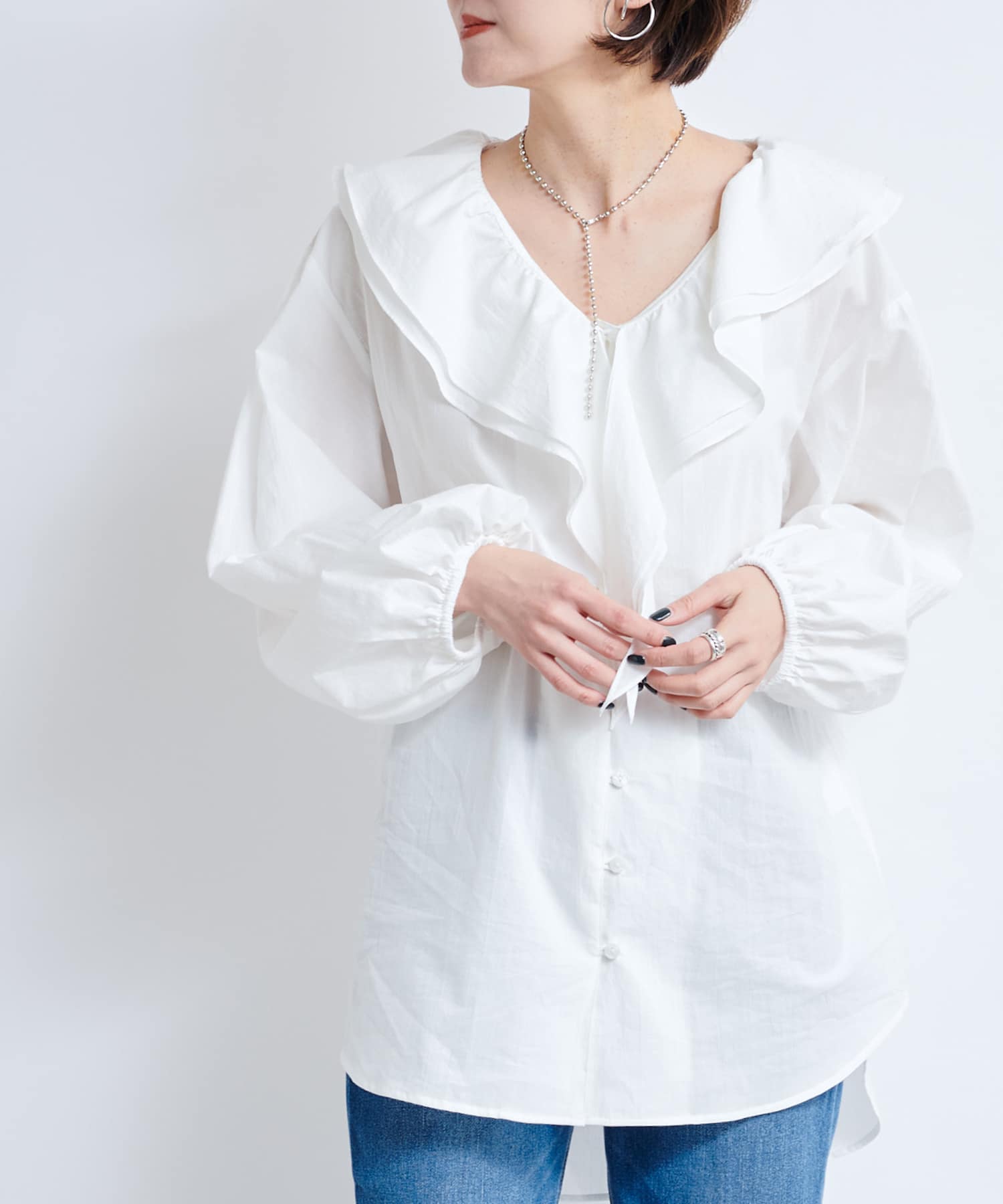 フリルブラウス Doudou ドゥドゥ レディース Pal Closet パルクローゼット パルグループ公式ファッション通販サイト フリルブラウス Doudou ドゥドゥ レディース Pal Closet パルクローゼット パルグループ公式ファッション通販サイト