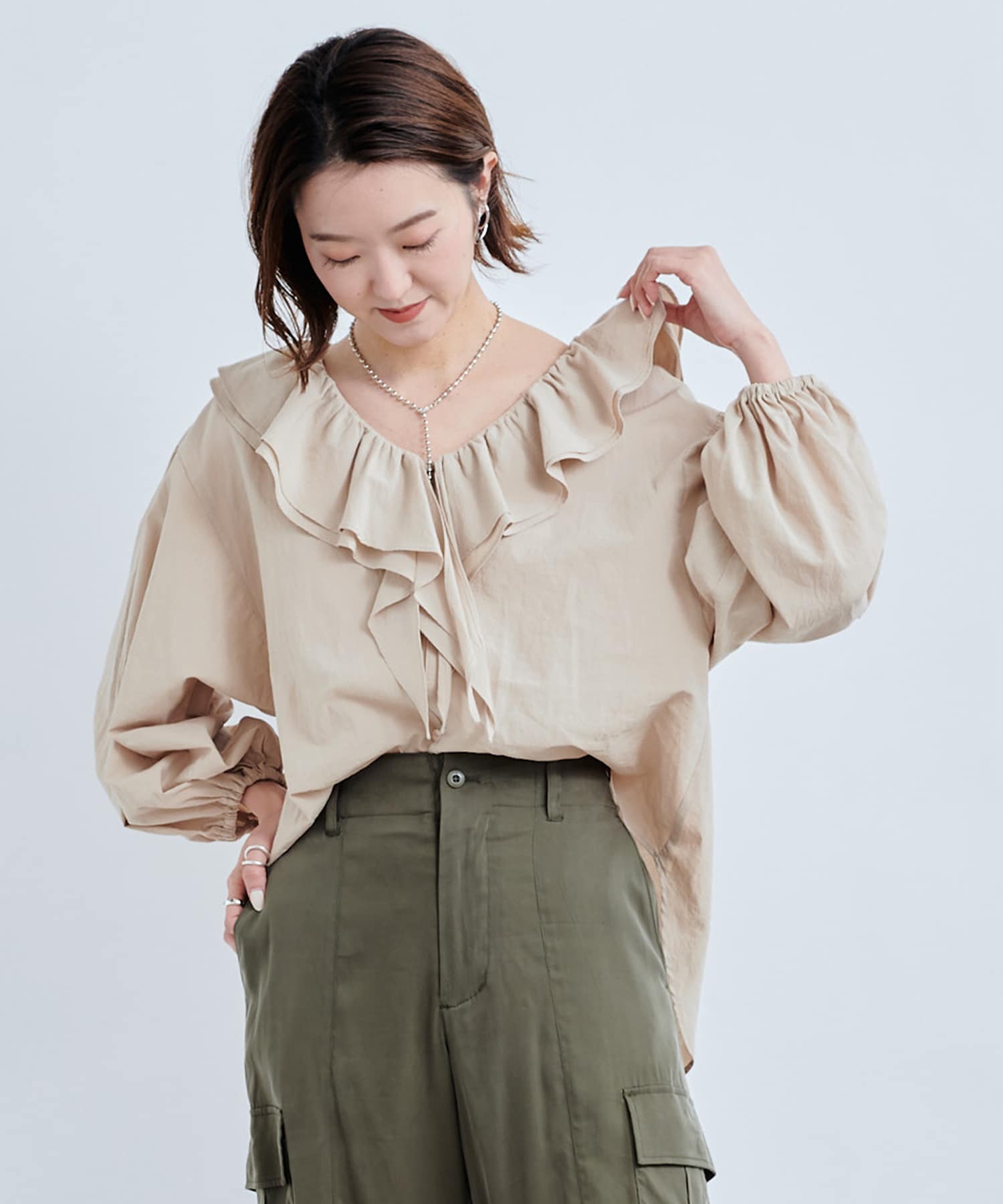 フリルブラウス Doudou ドゥドゥ レディース Pal Closet パルクローゼット パルグループ公式ファッション通販サイト フリルブラウス Doudou ドゥドゥ レディース Pal Closet パルクローゼット パルグループ公式ファッション通販サイト