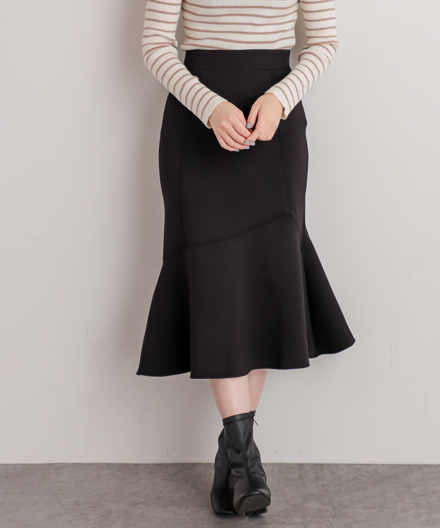 natural couture(ナチュラルクチュール) マシュマロマーメイドスカート