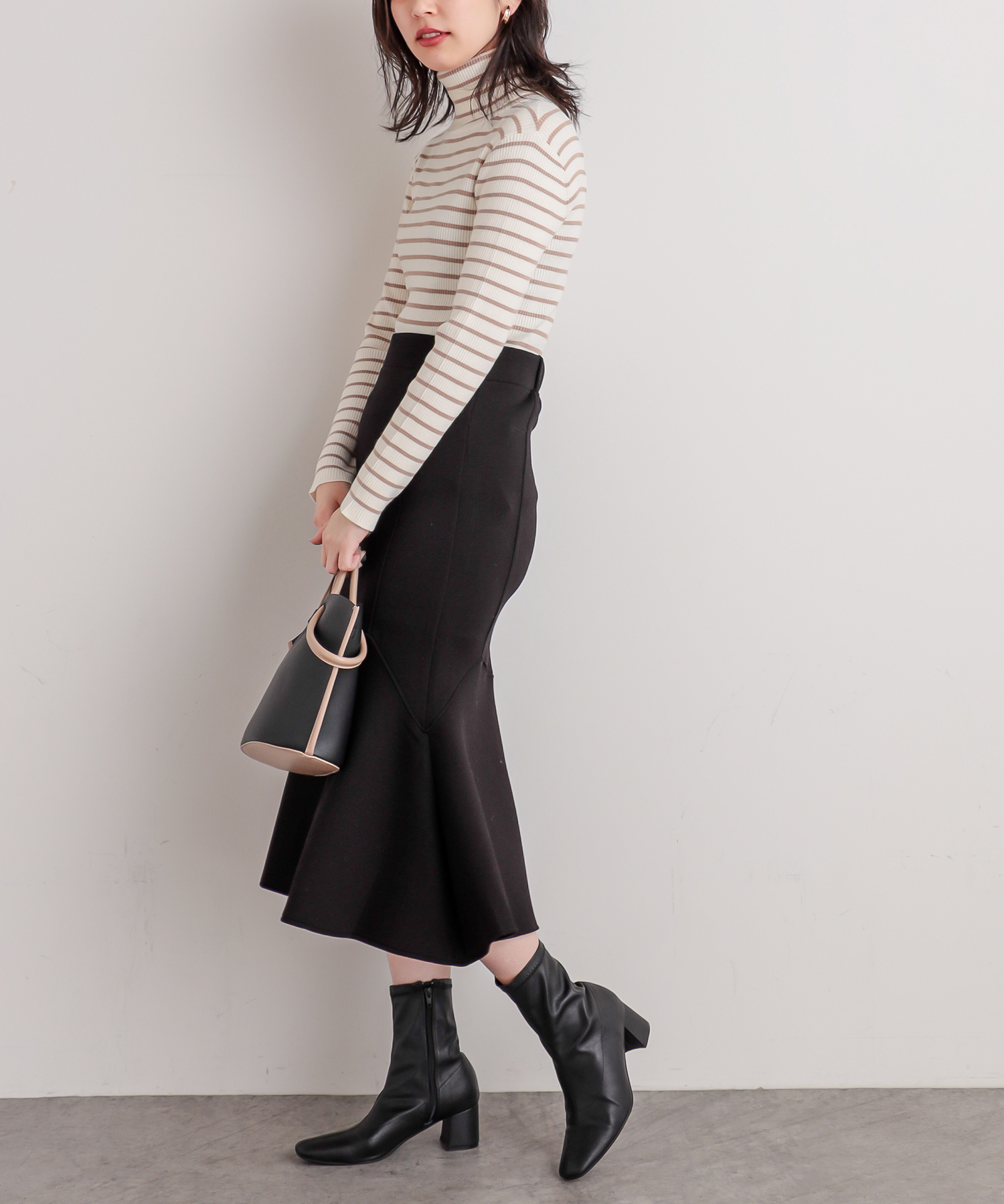 natural couture(ナチュラルクチュール) マシュマロマーメイドスカート