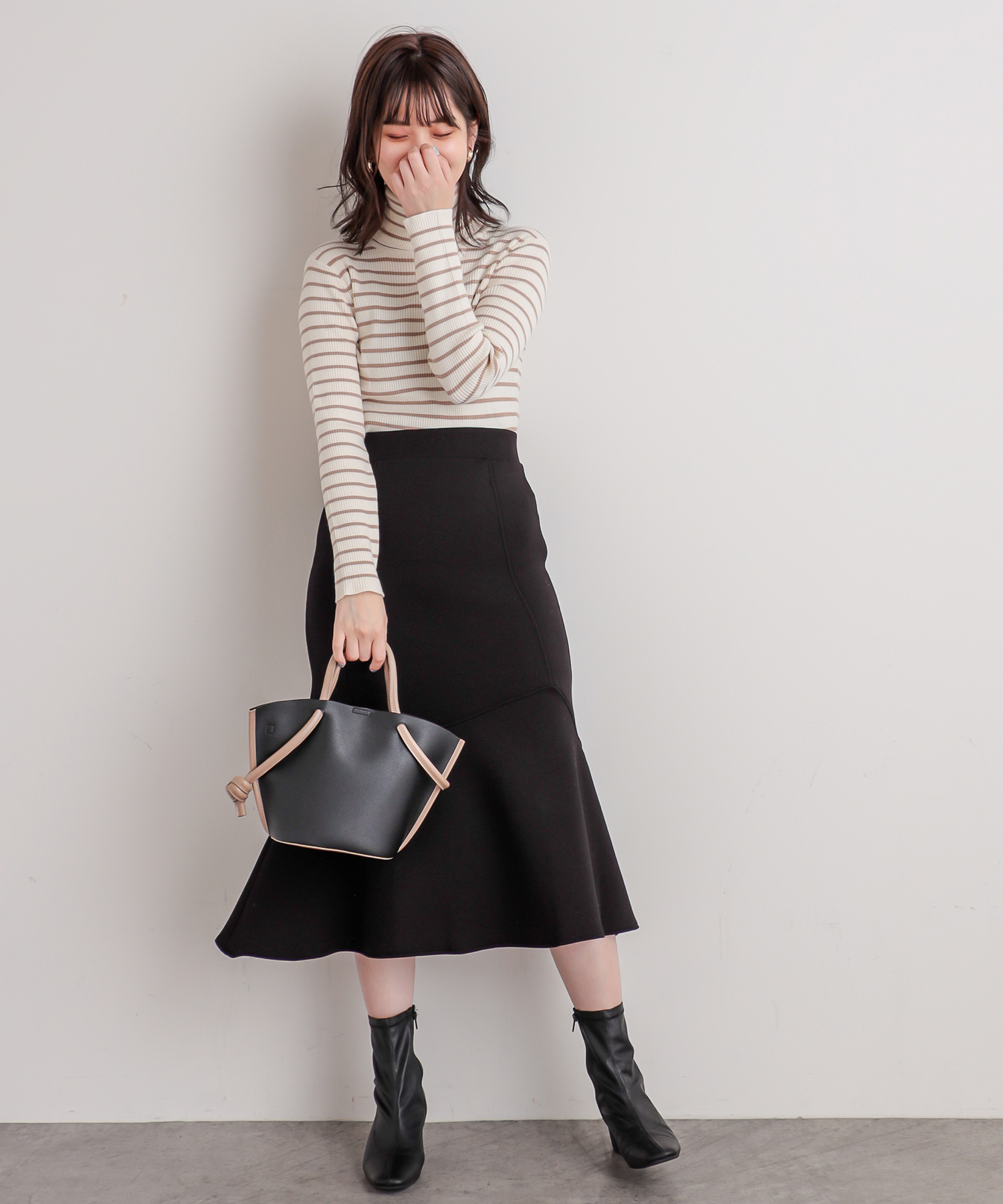 natural couture(ナチュラルクチュール) マシュマロマーメイドスカート