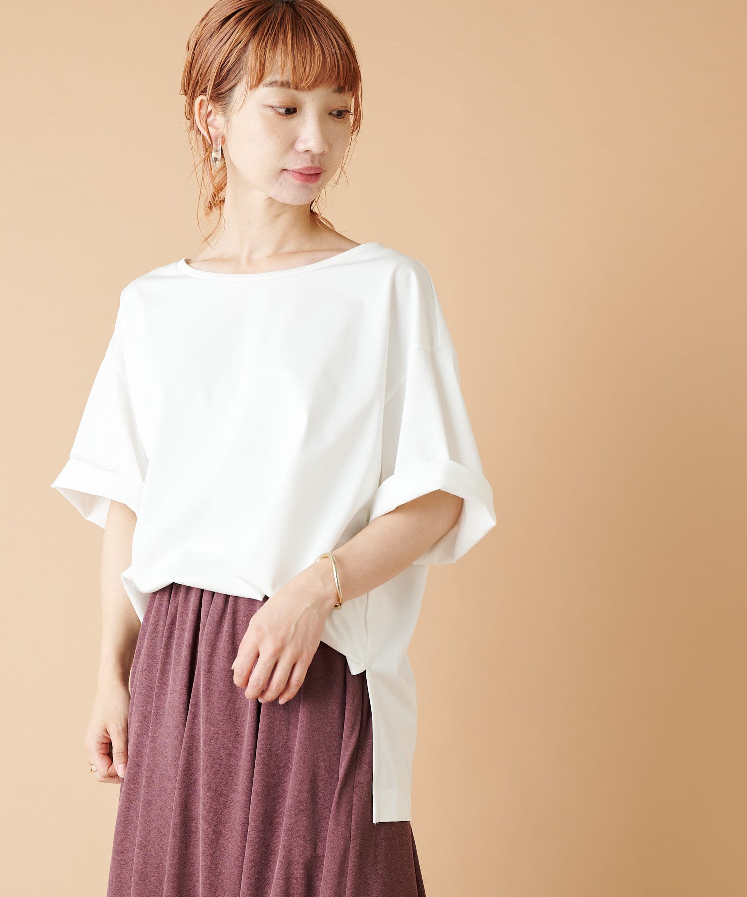 暑さをやわらげる高機能素材 ビッグシルエットtシャツ Collage Gallardagalante コラージュ ガリャルダガランテ レディース Pal Closet パルクローゼット パルグループ公式ファッション通販サイト