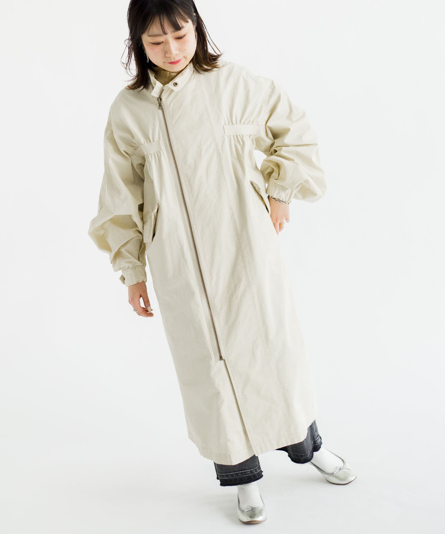 綿ツイルロングミリタリーコート Cpcm シーピーシーエム レディース Pal Closet パルクローゼット パルグループ公式ファッション通販サイト