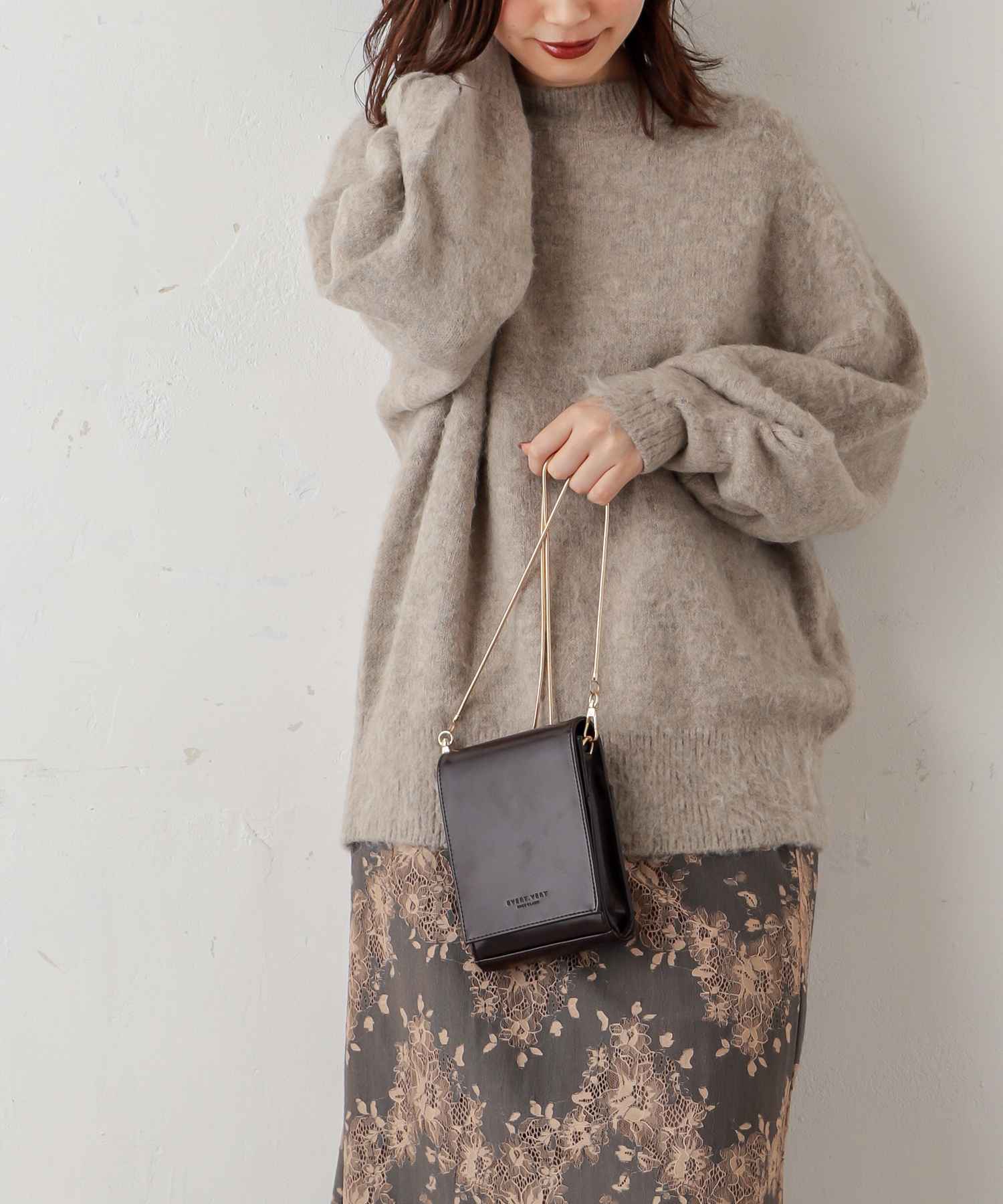 natural couture(ナチュラルクチュール) fuwafuwa杢もくニット