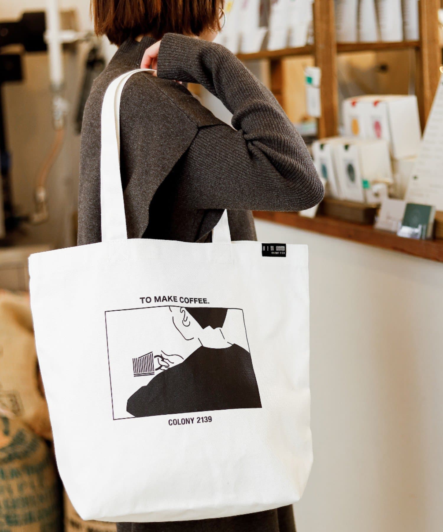 カフェコラボトートバッグ Colony 2139 コロニー トゥーワンスリーナイン レディース Pal Closet パルクローゼット パルグループ公式ファッション通販サイト