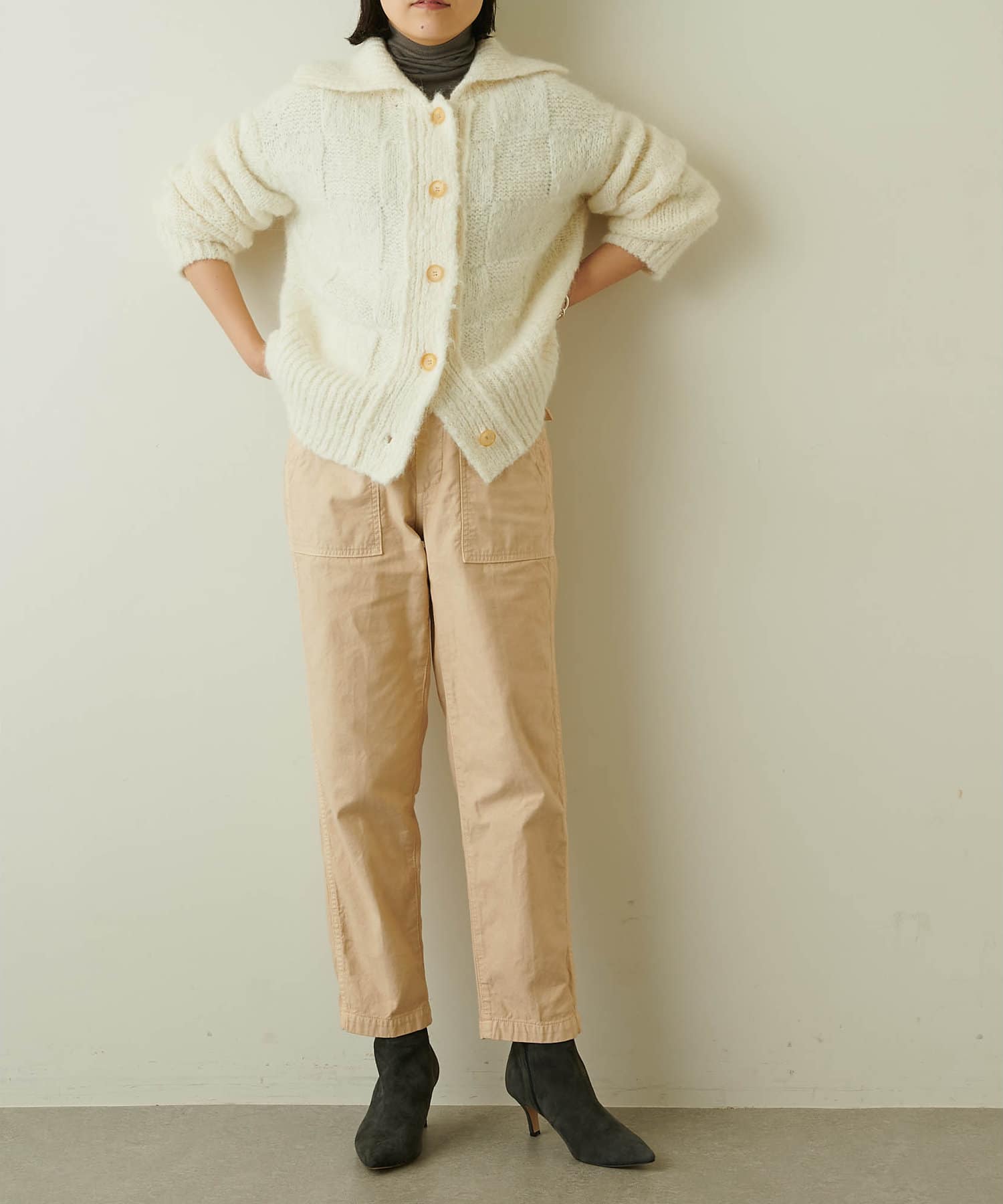 バックサテン製品染めベイカーパンツ | Whim Gazette(ウィム