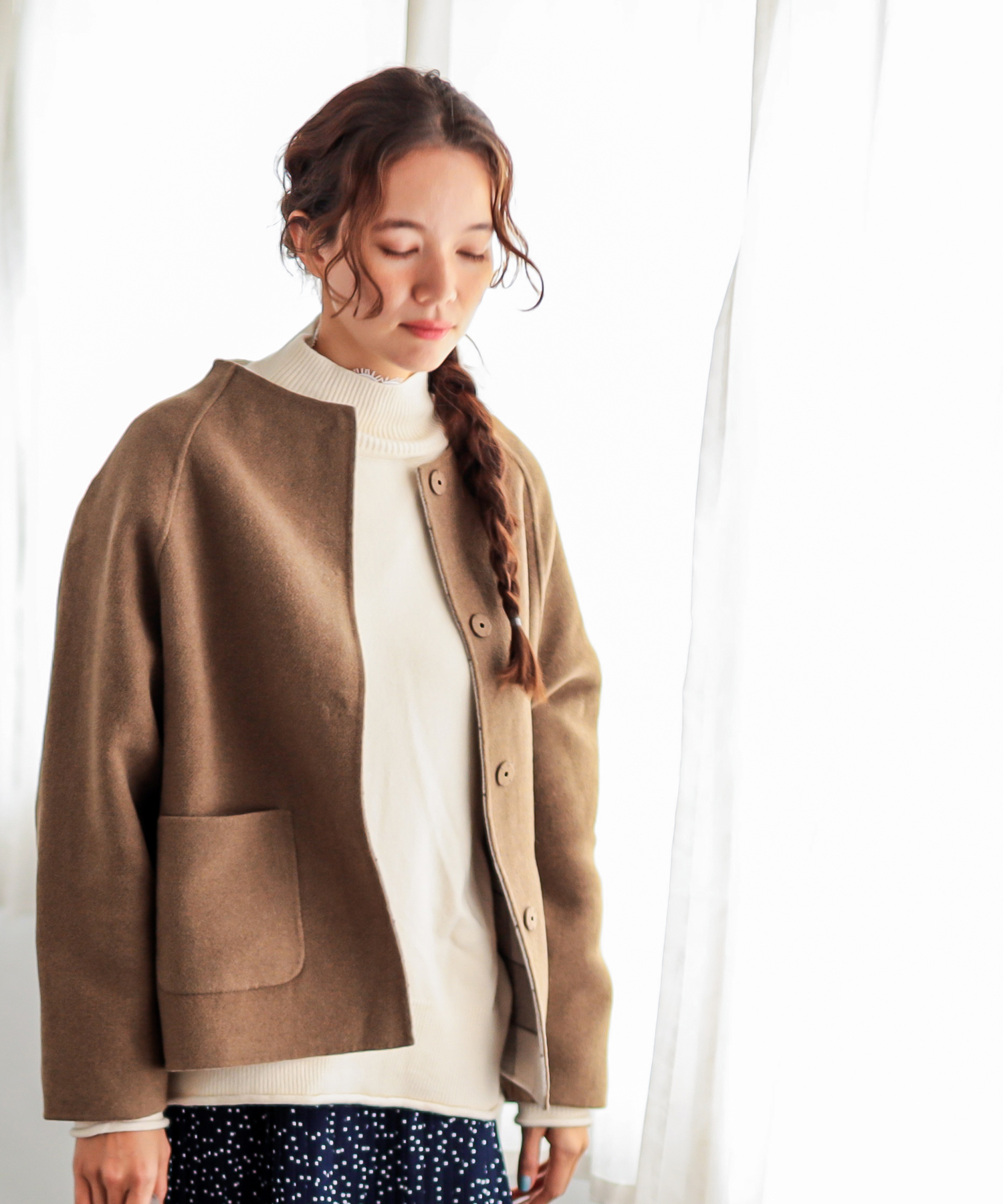 チェックリバーウールジャケット Pual Ce Cin ピュアルセシン レディース Pal Closet パルクローゼット パルグループ公式ファッション通販サイト