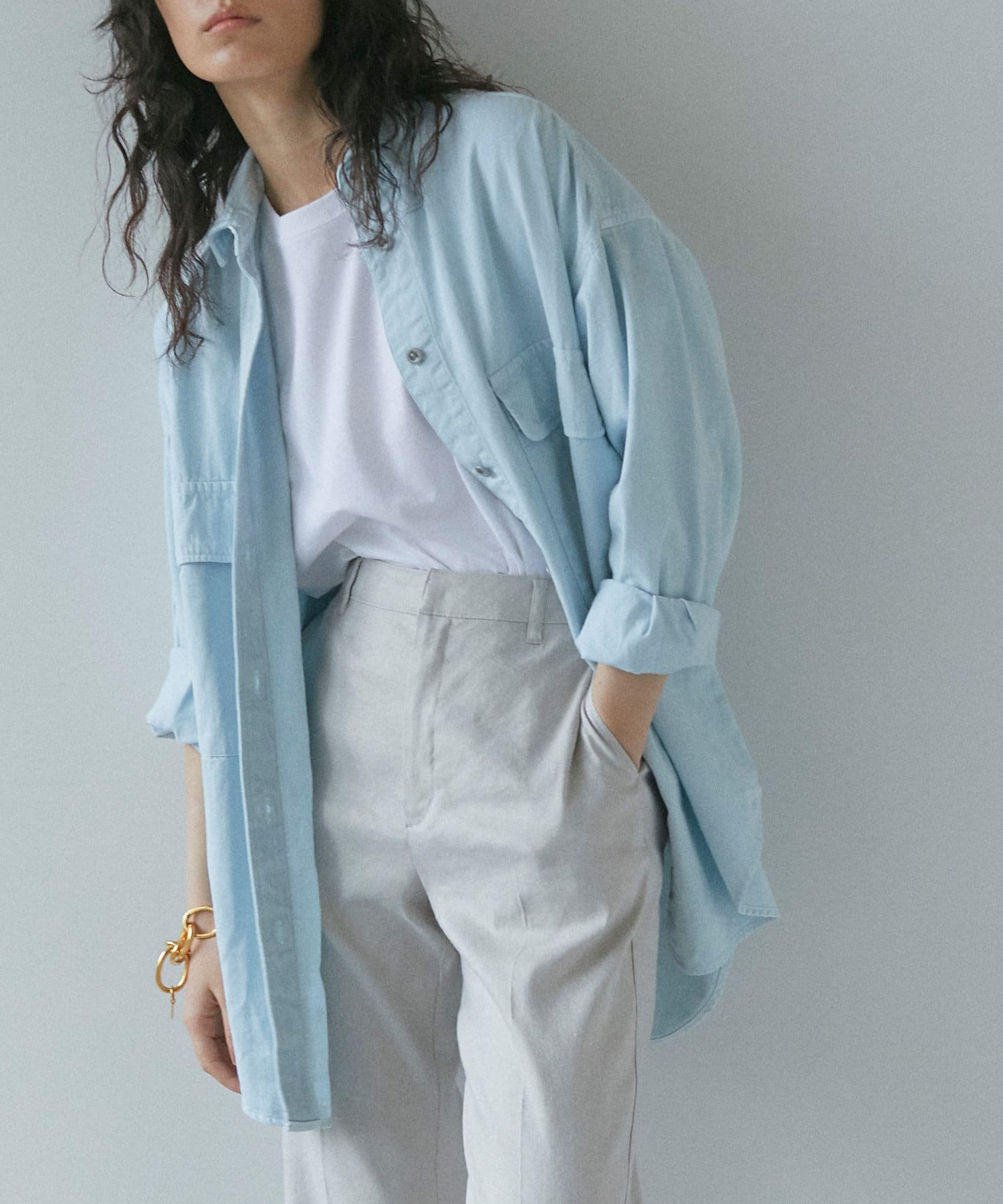 YANUK】別注CPOシャツを味方に着こなす春コーデ - GALLARDAGALANTE(ガ 
