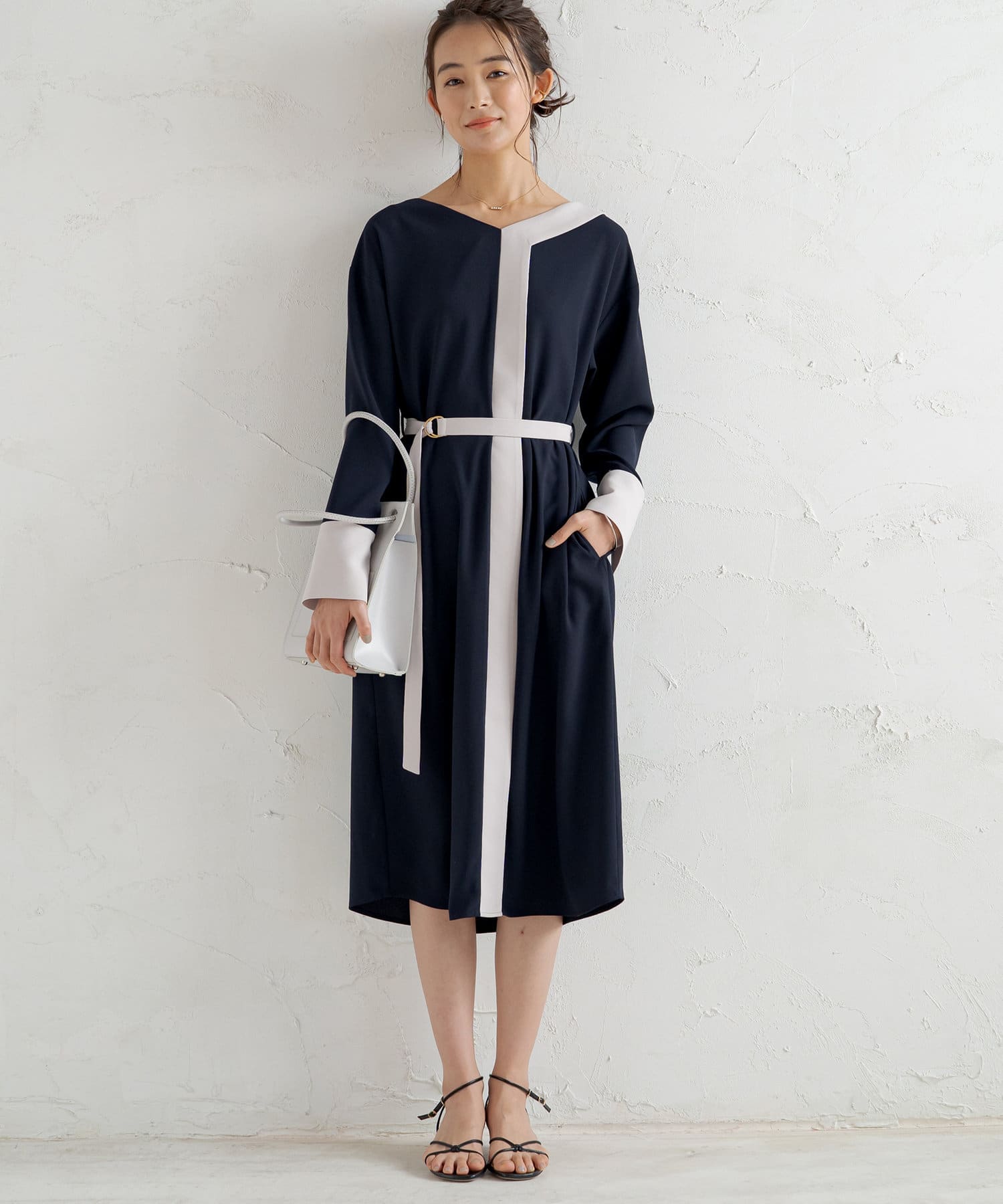 配色vネックワンピース Loungedress ラウンジドレス レディース Pal Closet パルクローゼット パルグループ公式ファッション通販サイト 配色vネックワンピース Loungedress ラウンジドレス レディース Pal Closet パルクローゼット パルグループ公式ファッション通販サイト