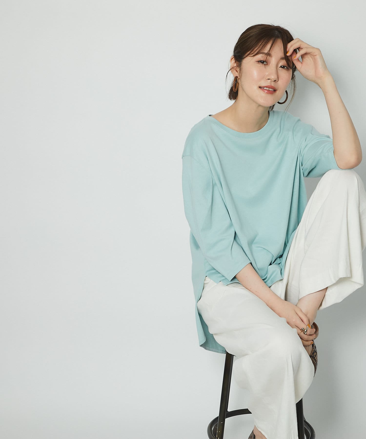 un dix cors(アンディコール) ここでしか手に入らない！【WEB限定・洗える】タックスリーブプルオーバー