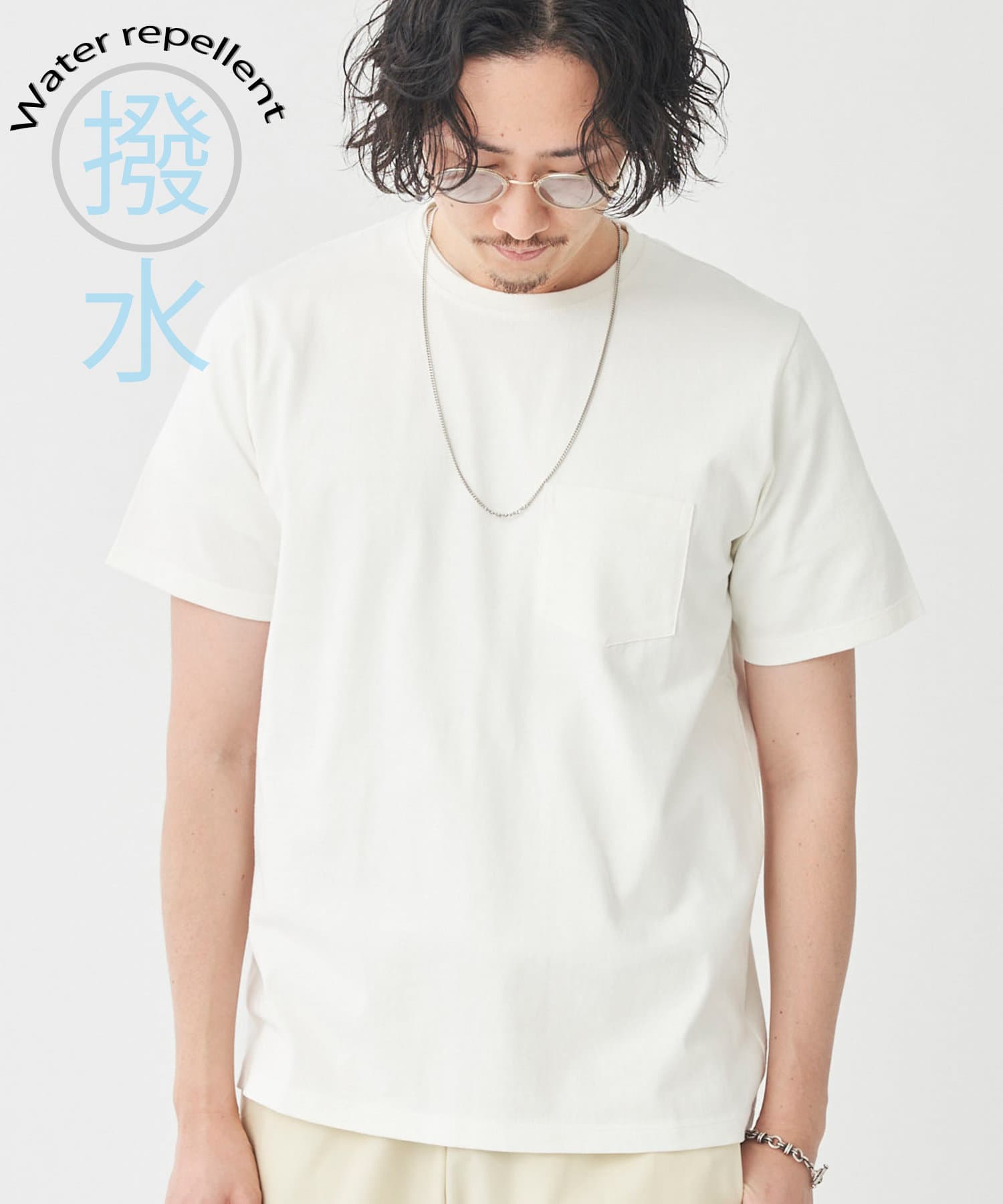 撥水動画あり Usaコットン 撥水加工 T Cpcm シーピーシーエム メンズ Pal Closet パルクローゼット パルグループ公式ファッション通販サイト