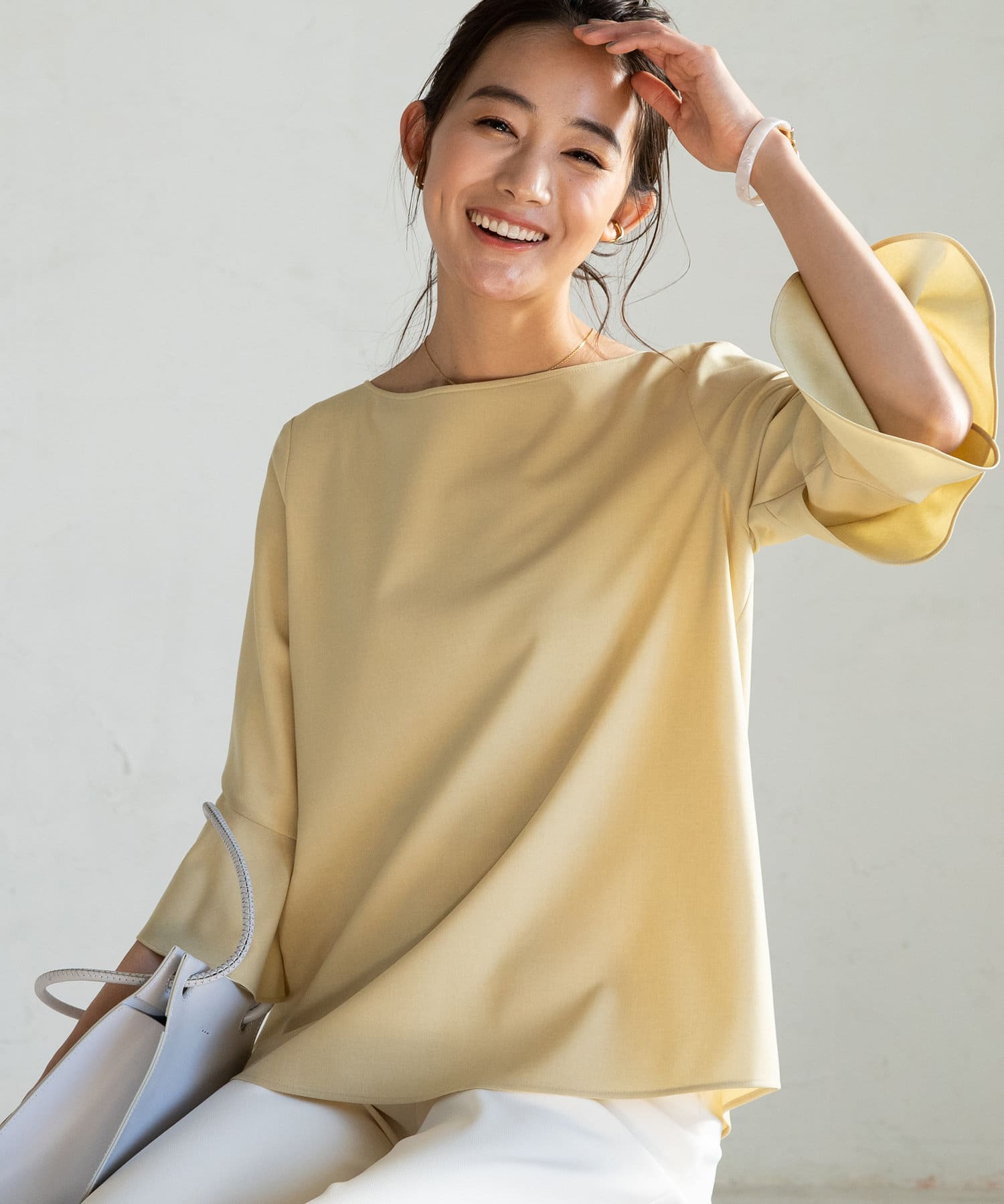 フリルスリーブブラウス Loungedress ラウンジドレス レディース Pal Closet パルクローゼット パルグループ公式ファッション通販サイト