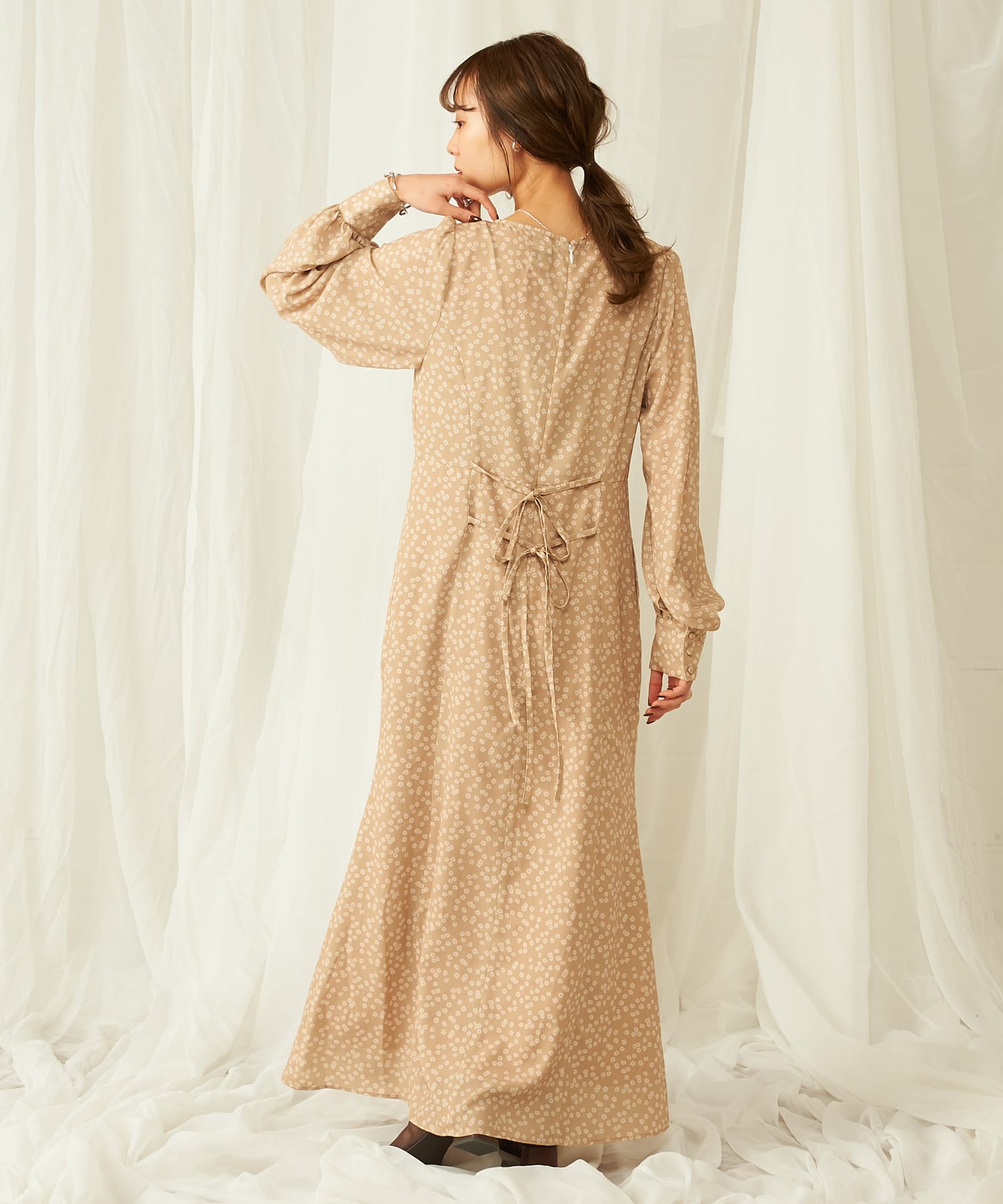 Mline Web限定 花柄マーメイドワンピース Mystic ミスティック レディース Pal Closet パルクローゼット パルグループ公式ファッション通販サイト