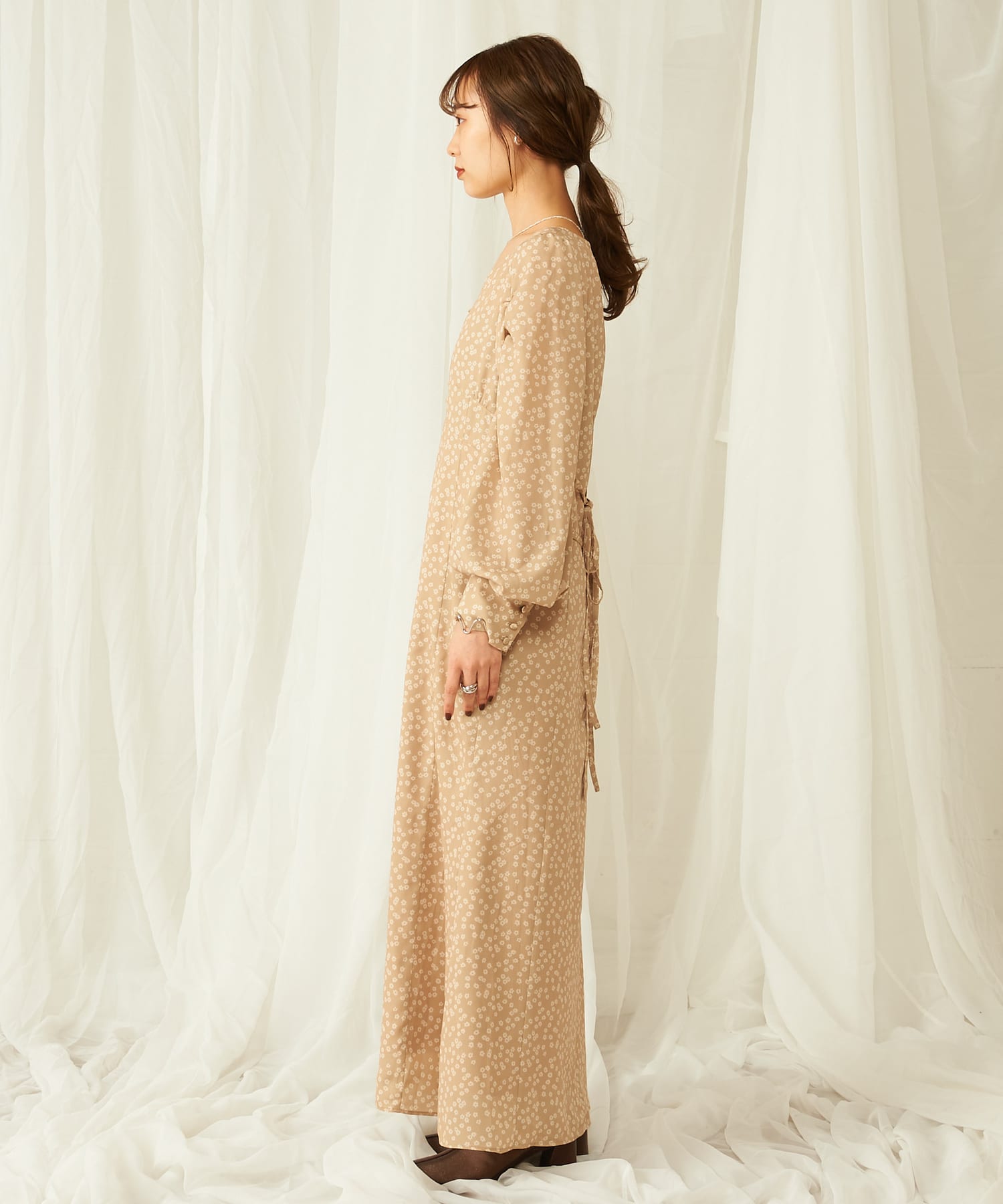 Mline Web限定 花柄マーメイドワンピース Mystic ミスティック レディース Pal Closet パルクローゼット パルグループ公式ファッション通販サイト