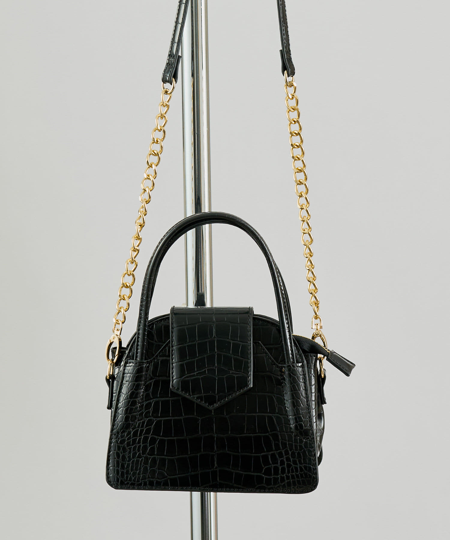 クロコ台形2wayチェーンミニショルダーバッグ ハンドバッグ Colony 2139 コロニー トゥーワンスリーナイン レディース Pal Closet パルクローゼット パルグループ公式ファッション通販サイト