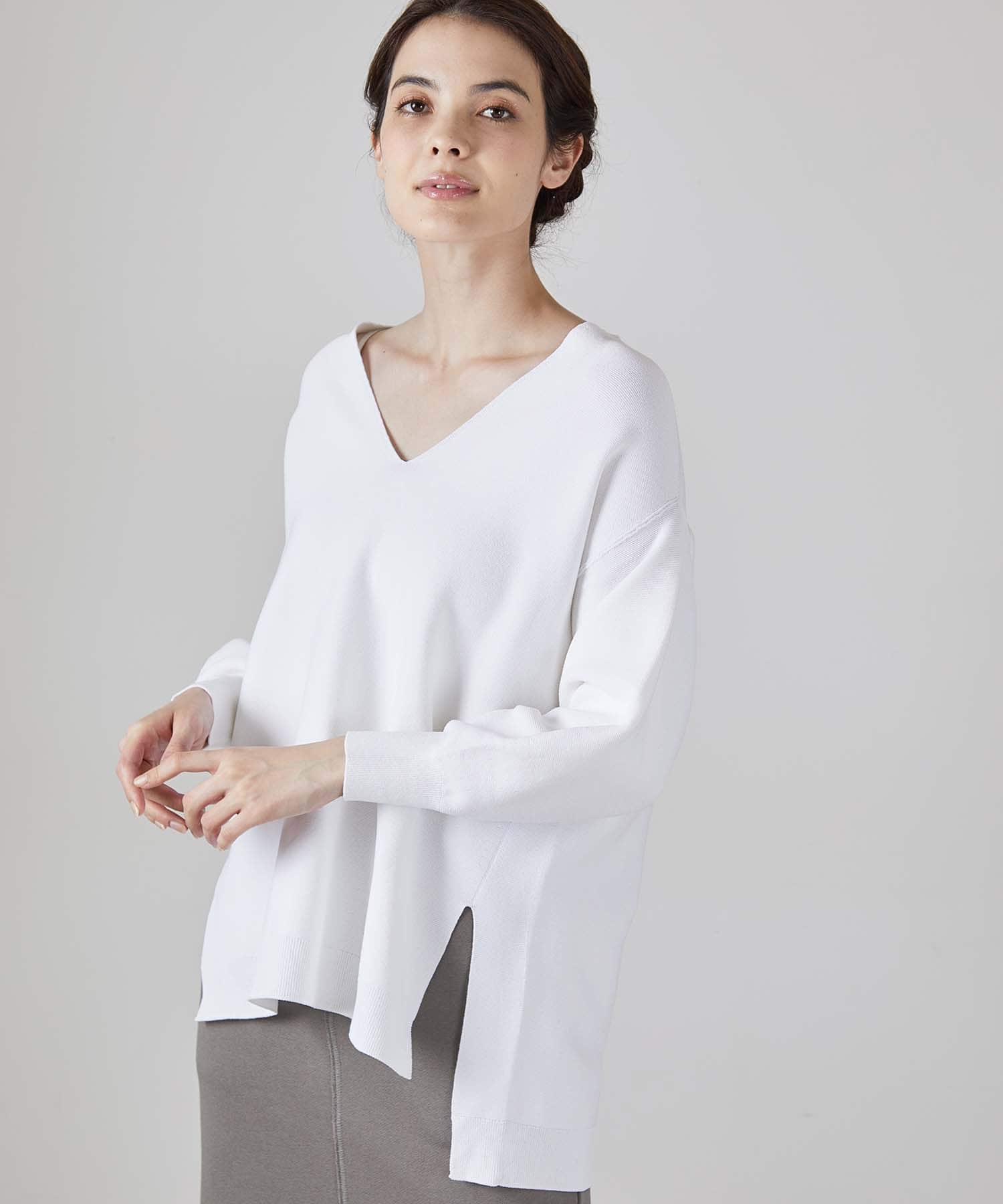ガーターホールvネックニット Ouvrage Classe ウヴラージュクラス レディース Pal Closet パルクローゼット パルグループ公式ファッション通販サイト