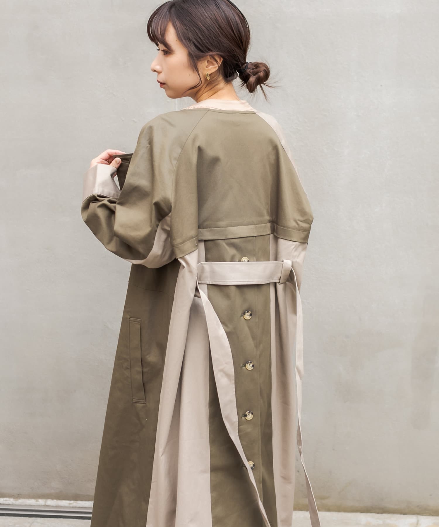 パッチワークコート Capricieux Le Mage カプリシュレマージュ レディース Pal Closet パルクローゼット パルグループ公式ファッション通販サイト