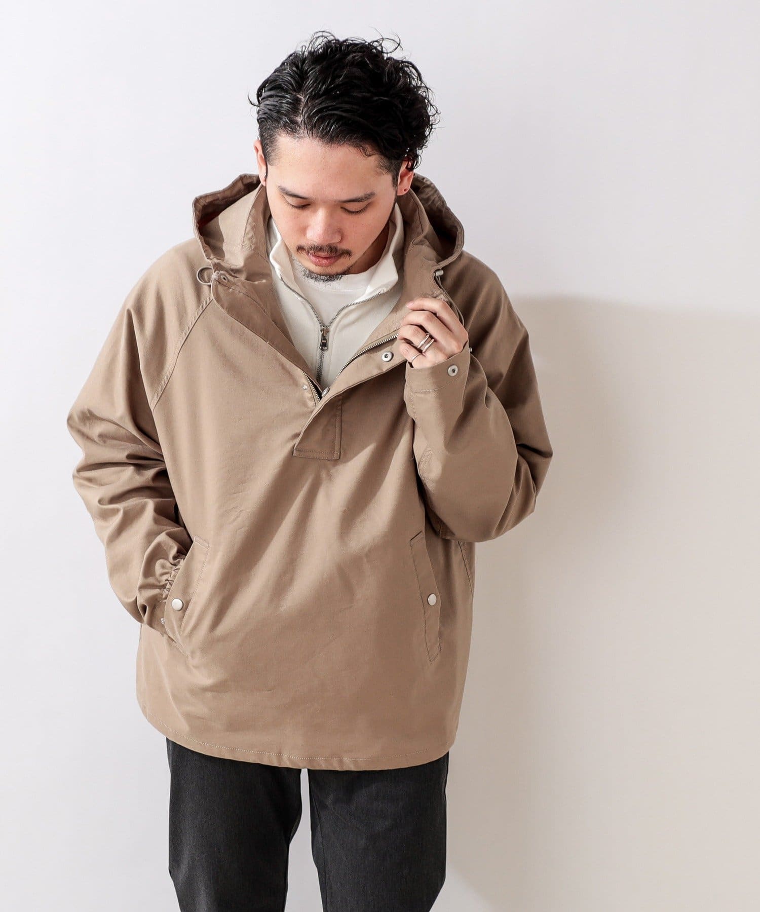 T Cツイルアノラックフードプルオーバージャケット Ciaopanic Typy チャオパニックティピー メンズ Pal Closet パルクローゼット パルグループ公式ファッション通販サイト