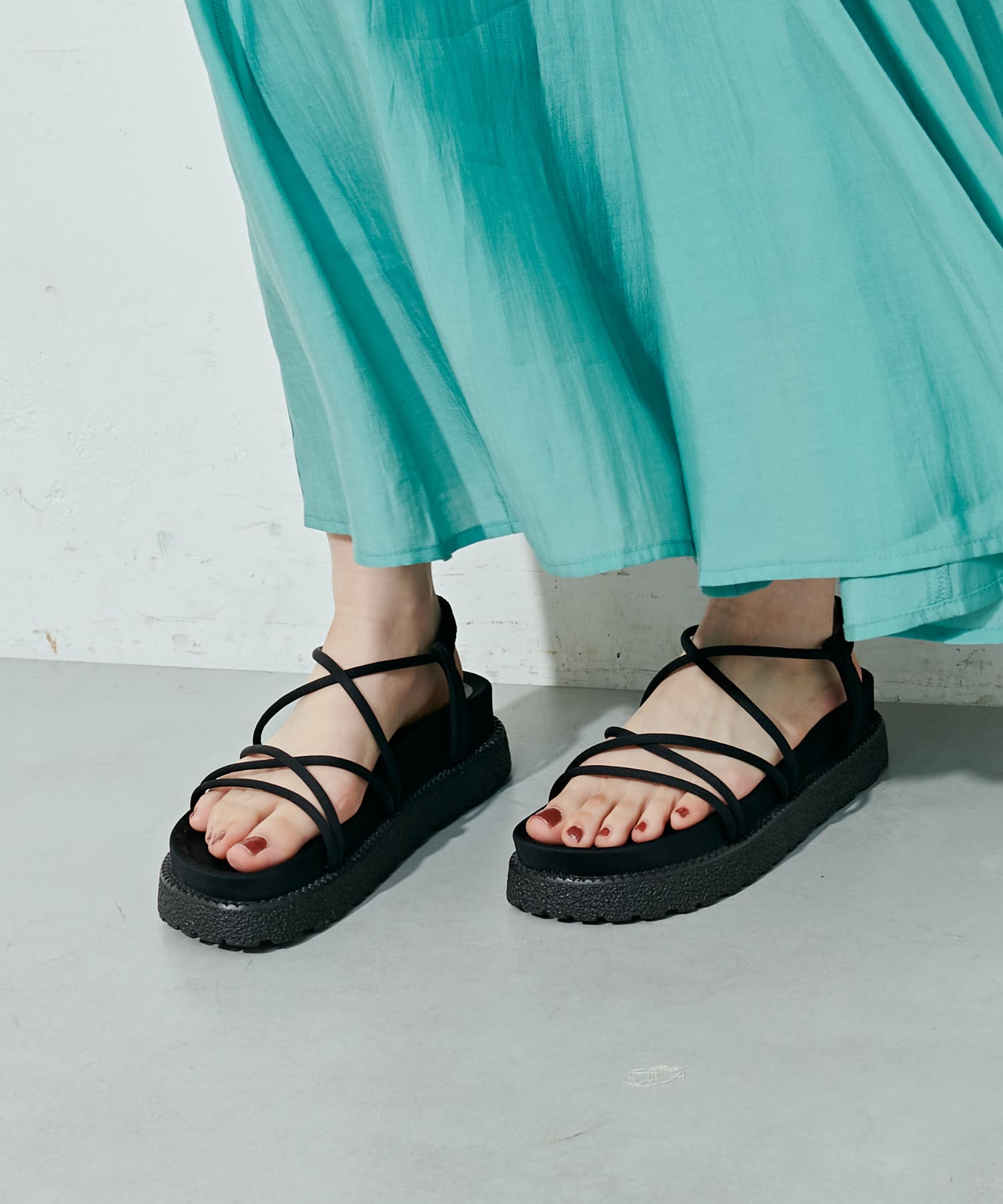 ストラップ使いスポーツサンダル Discoat ディスコート レディース Pal Closet パルクローゼット パルグループ公式 ファッション通販サイト