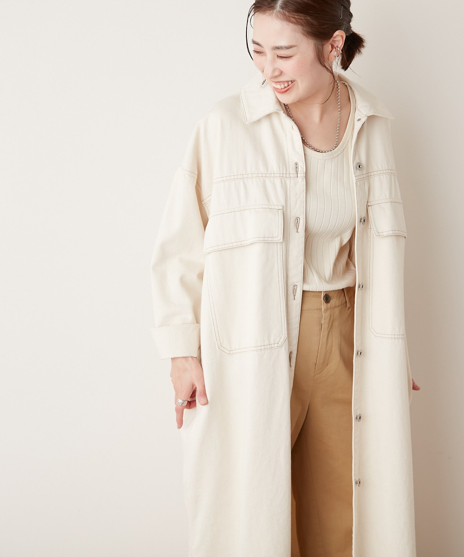 Typydenimビッグポケットコートワンピース Ciaopanic Typy チャオパニックティピー レディース Pal Closet パルクローゼット パルグループ公式ファッション通販サイト