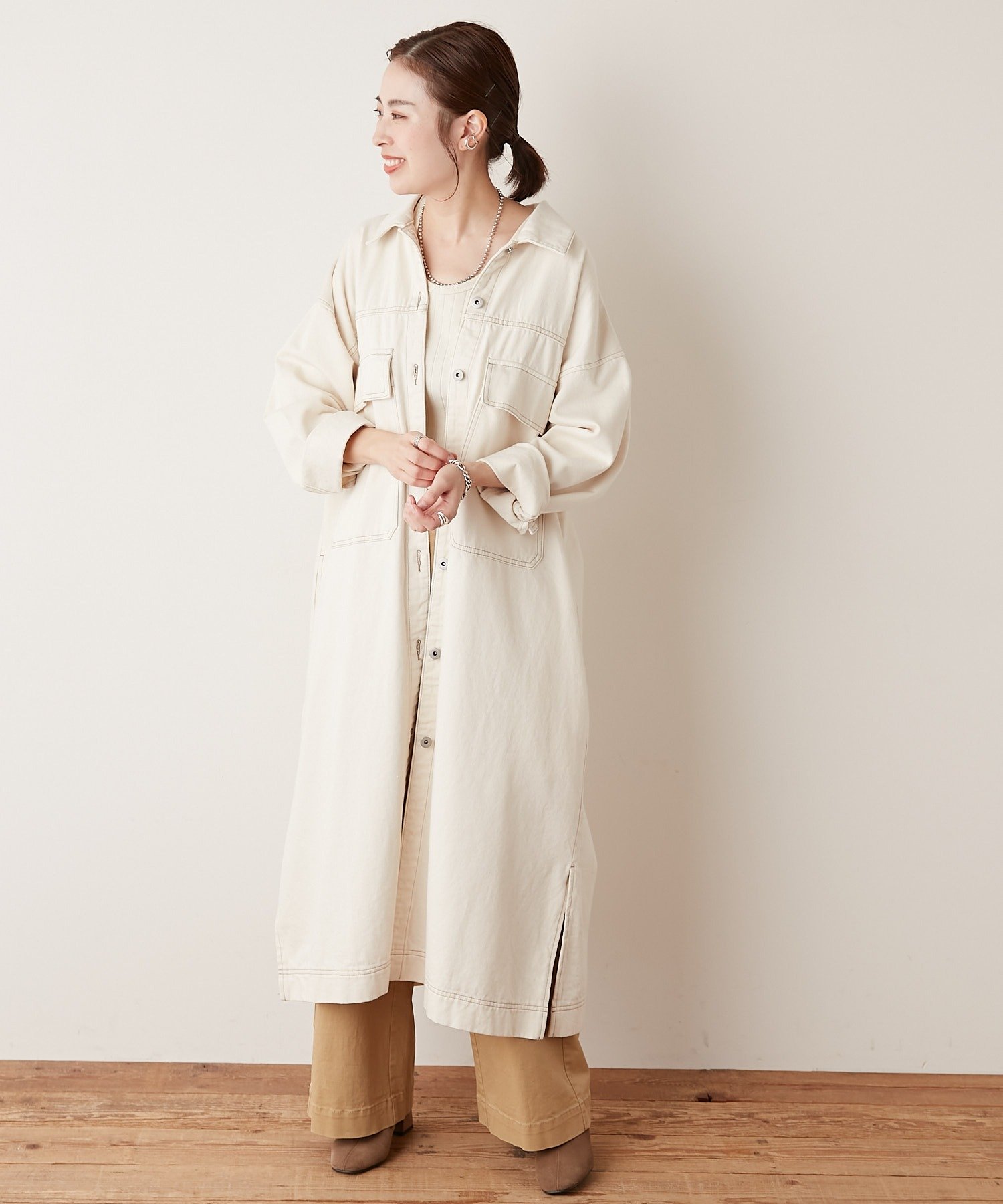 Typydenimビッグポケットコートワンピース Ciaopanic Typy チャオパニックティピー レディース Pal Closet パルクローゼット パルグループ公式ファッション通販サイト