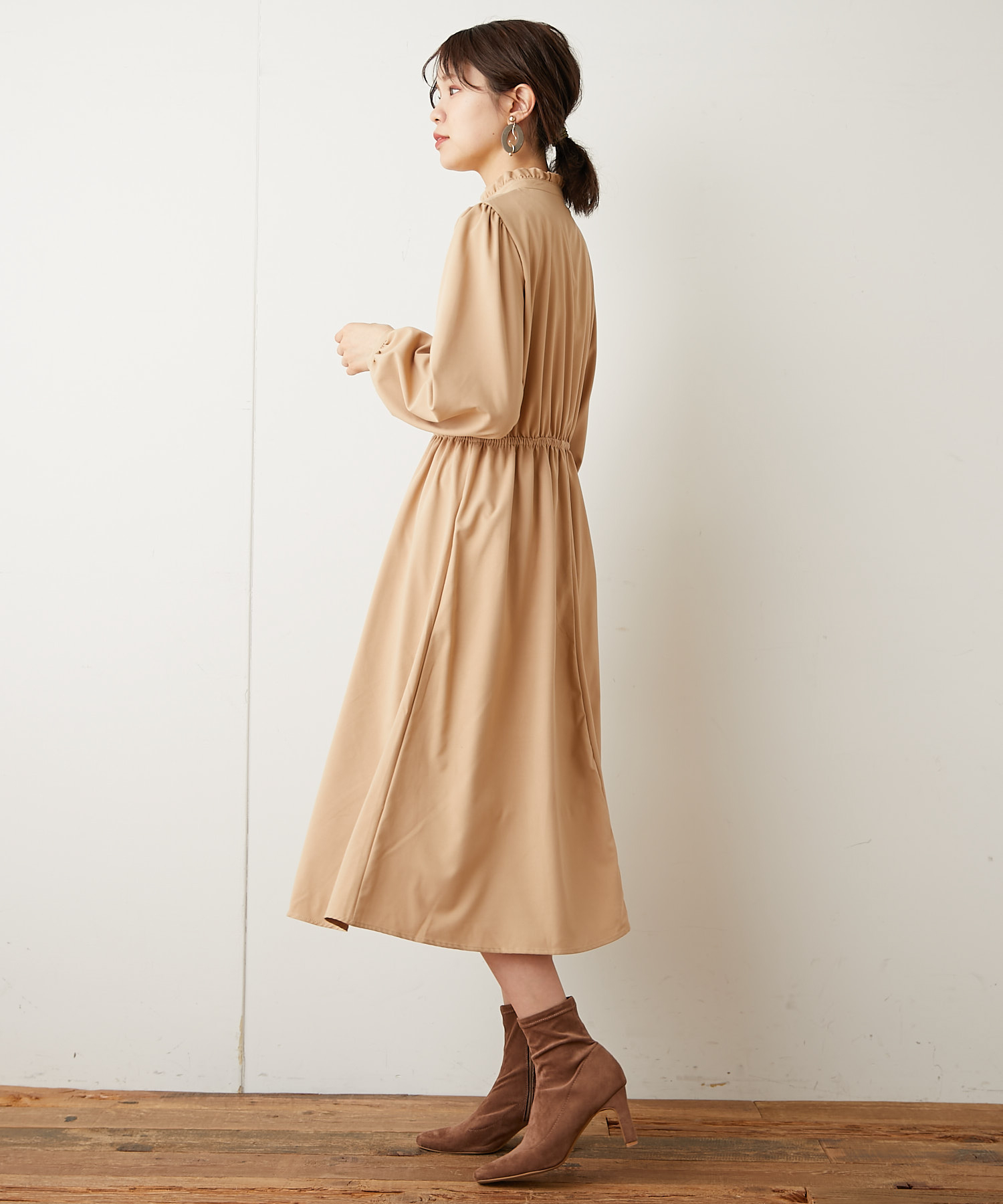 チャイナ釦ワンピース Nice Claup Outlet ナイスクラップ アウトレット レディース Pal Closet パルクローゼット パルグループ公式ファッション通販サイト