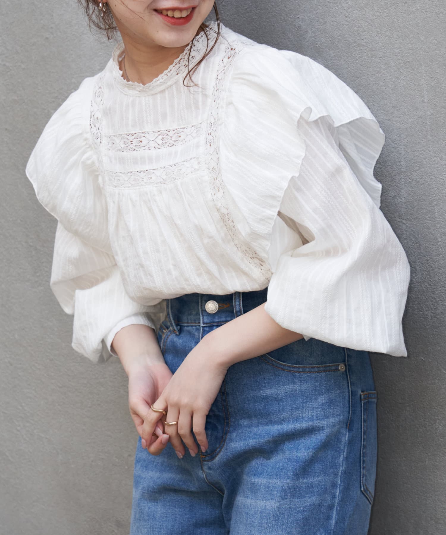 レース切替ボリューム刺繍ブラウス Chico チコ レディース Pal Closet パルクローゼット パルグループ公式ファッション通販サイト レース切替ボリューム刺繍ブラウス Chico チコ レディース Pal Closet パルクローゼット パルグループ公式ファッション通販サイト