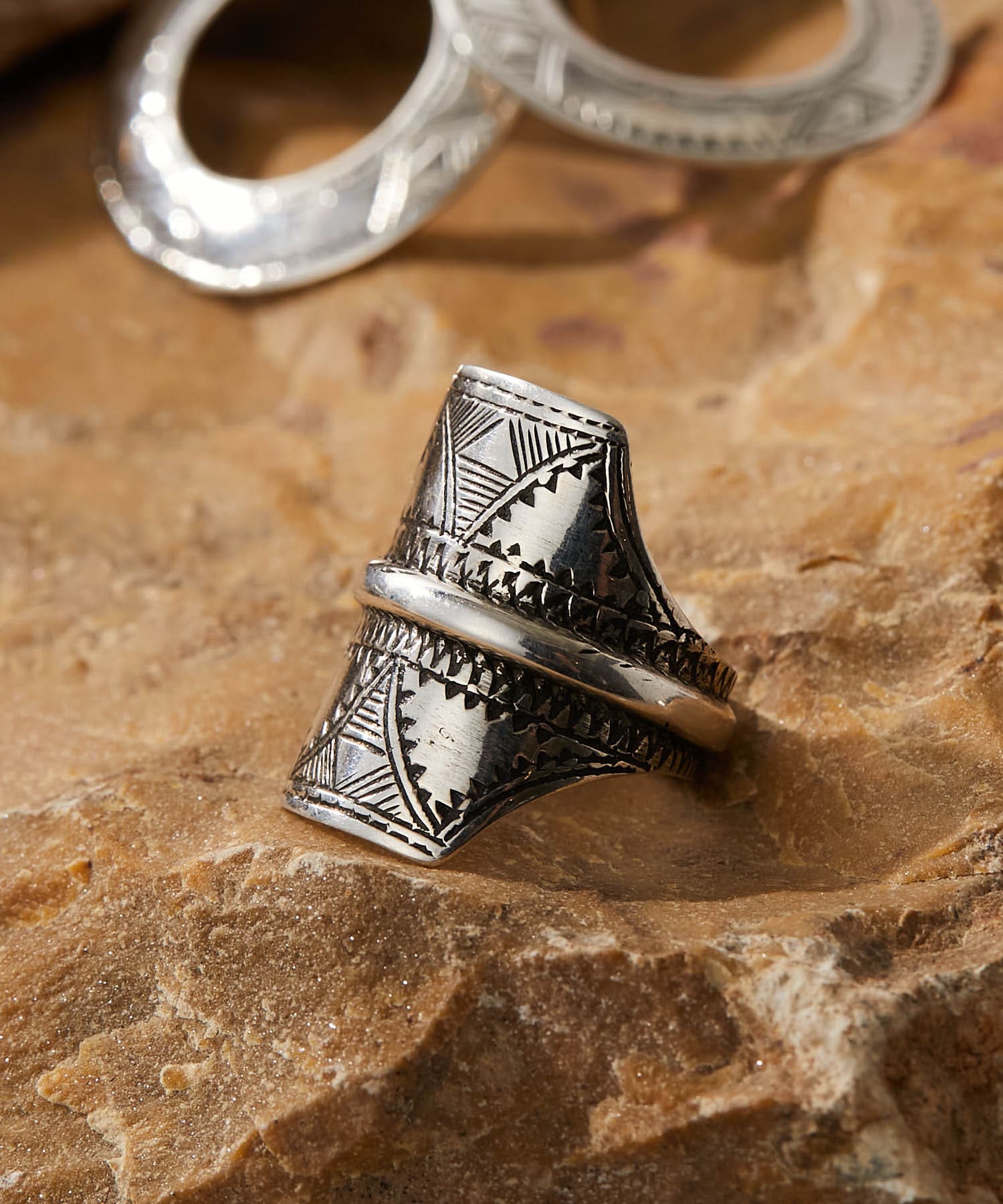 新作》トゥアレグ族の シルバーアクセサリー - ear PAPILLONNER