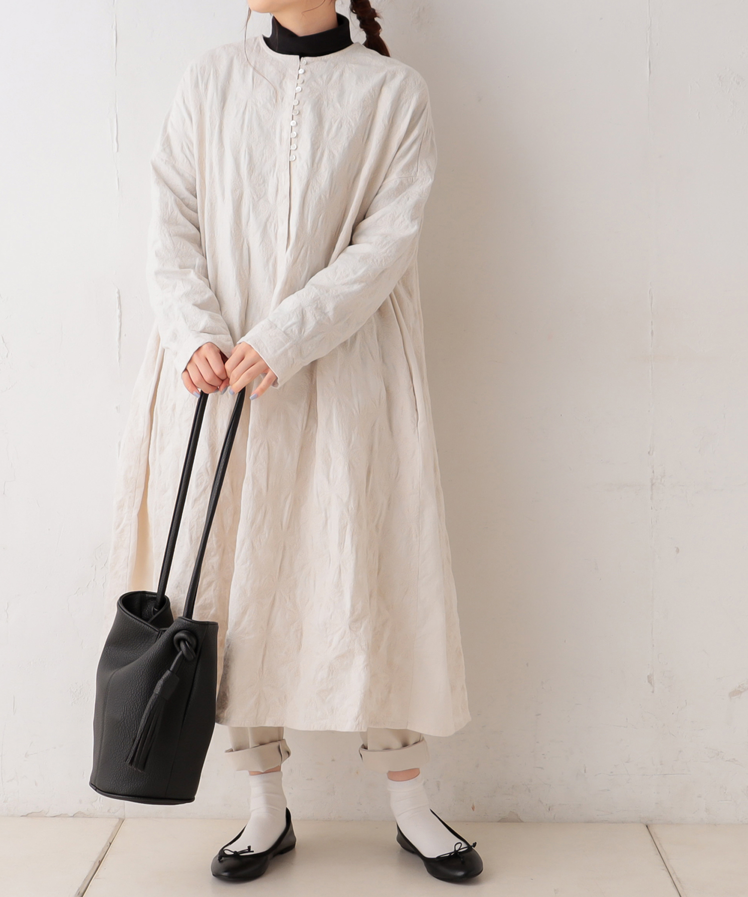 起毛花刺繍ワンピース Pual Ce Cin ピュアルセシン レディース Pal Closet パルクローゼット パルグループ公式ファッション通販サイト