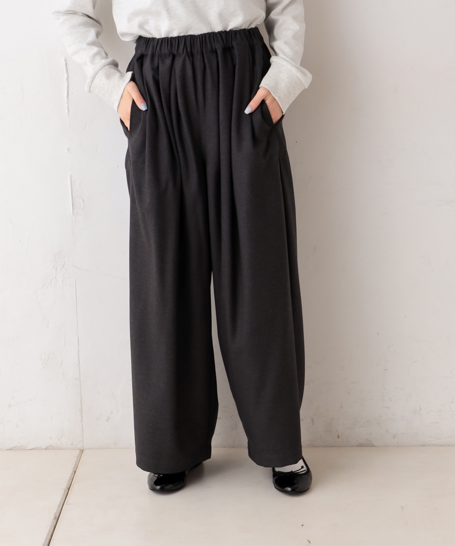 サイドタックワイドパンツ Pual Ce Cin ピュアルセシン レディース Pal Closet パルクローゼット パルグループ公式ファッション通販サイト