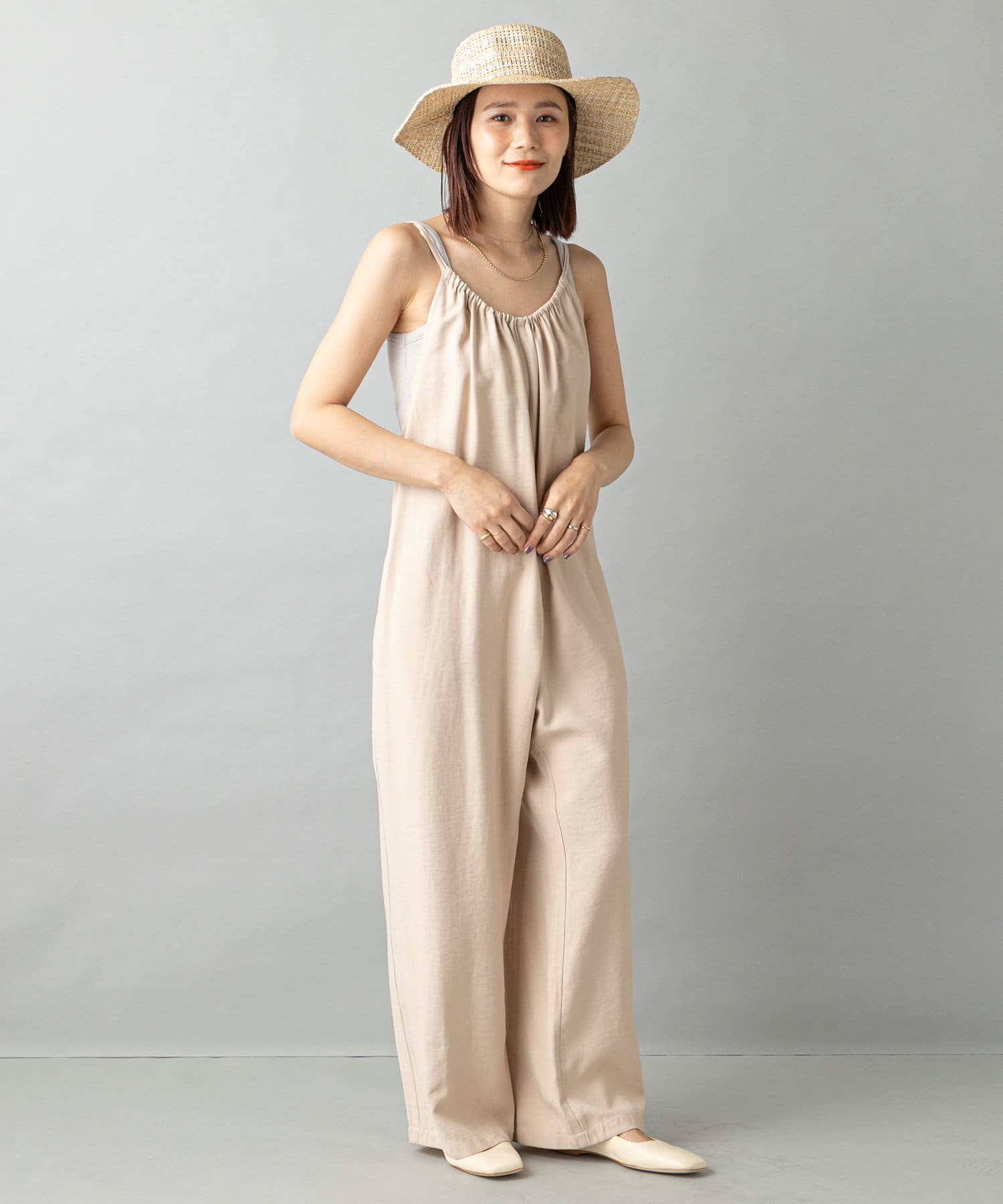 フロントギャザーサロペット Omekashi オメカシ レディース Pal Closet パルクローゼット パルグループ公式ファッション通販サイト