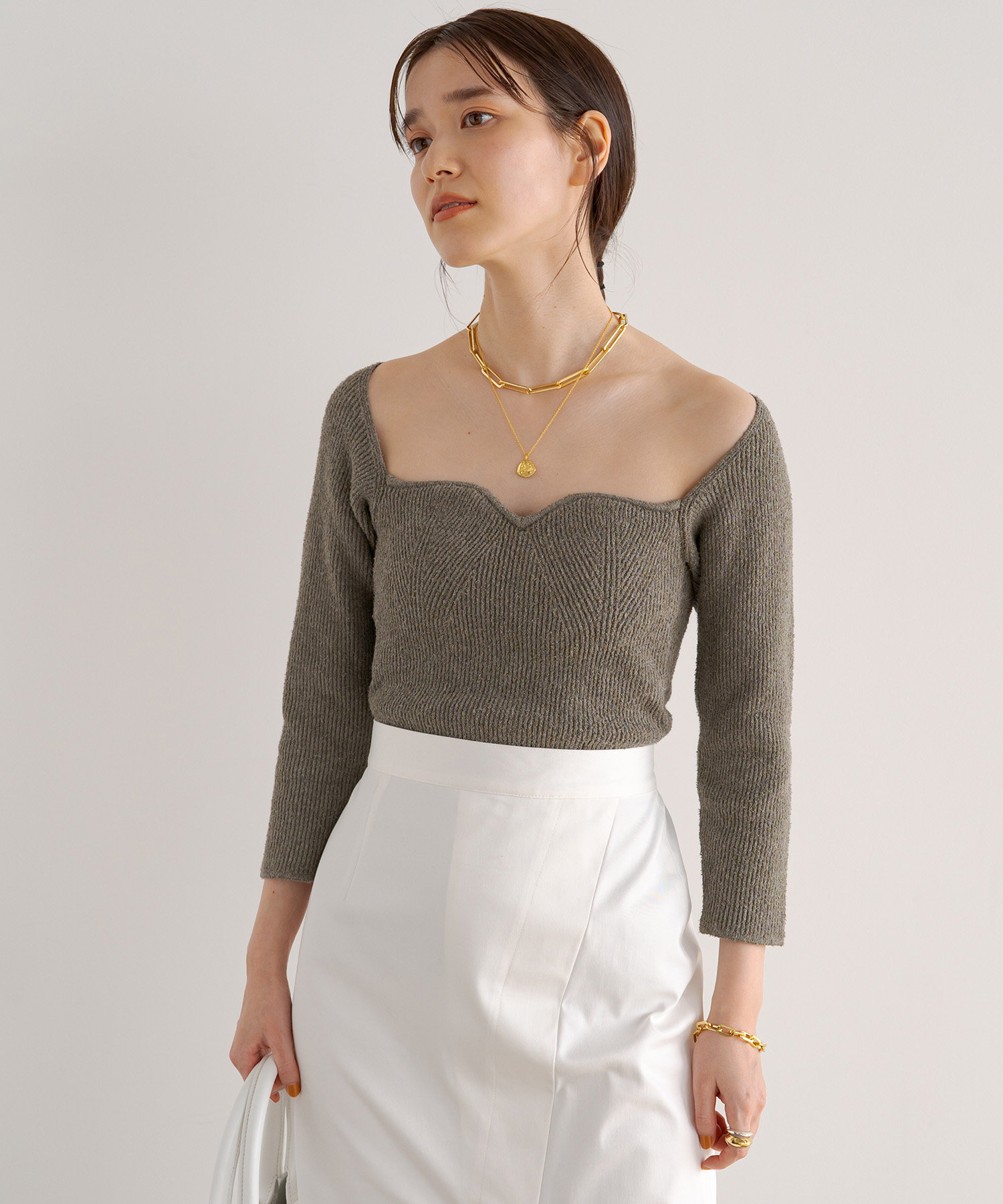 Coel コエル ブラトップ付ニット Loungedress ラウンジドレス レディース Pal Closet パルクローゼット パルグループ公式ファッション通販サイト