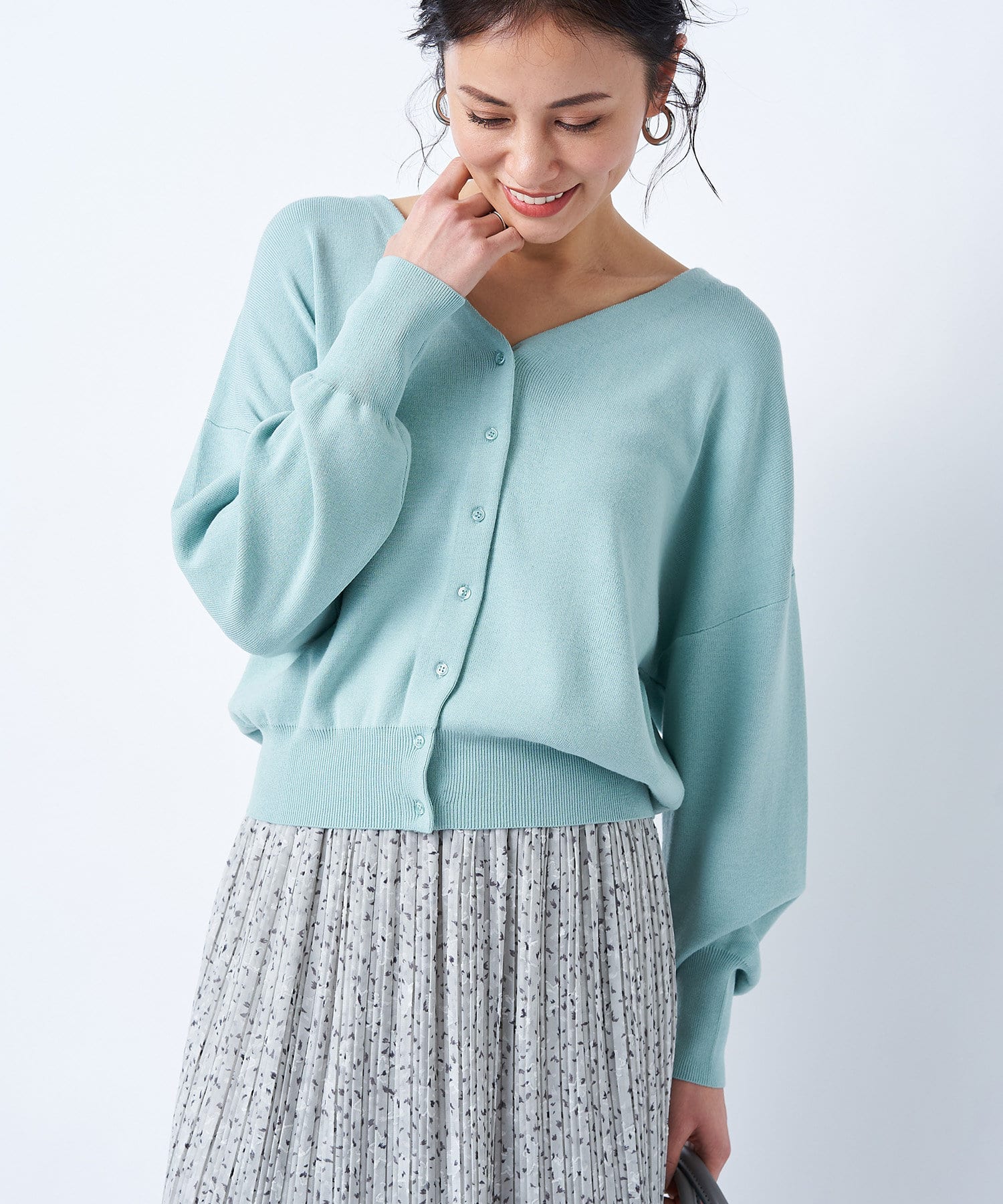 un dix cors(アンディコール) 【1枚は必ず持っていたい】総針2WAYニットカーディガン