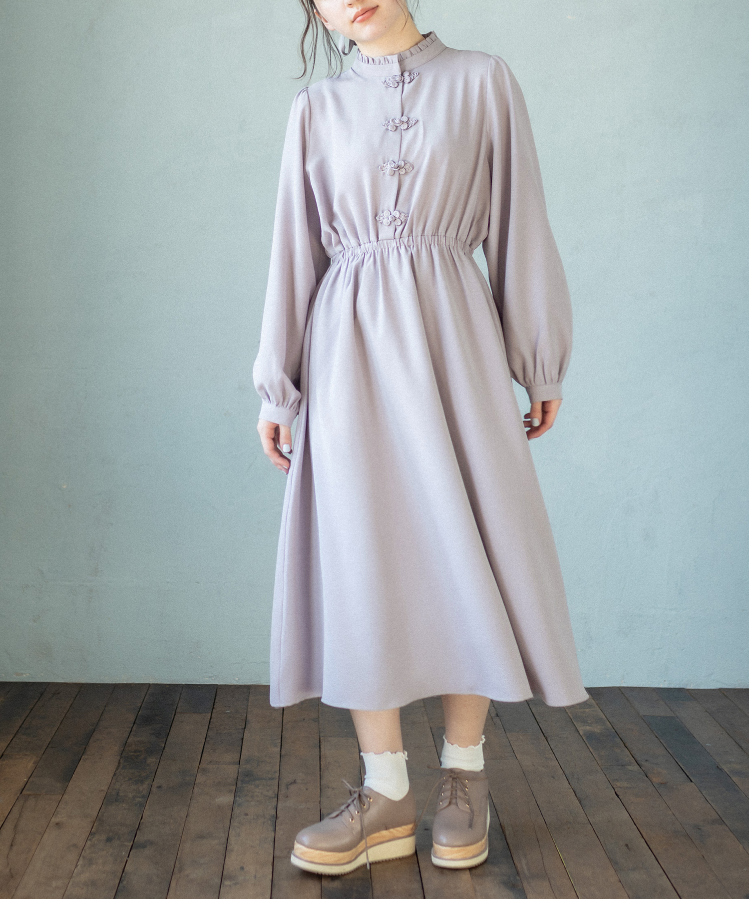 チャイナボタンワンピース Olive Des Olive オリーブ デ オリーブ レディース Pal Closet パルクローゼット パルグループ公式ファッション通販サイト