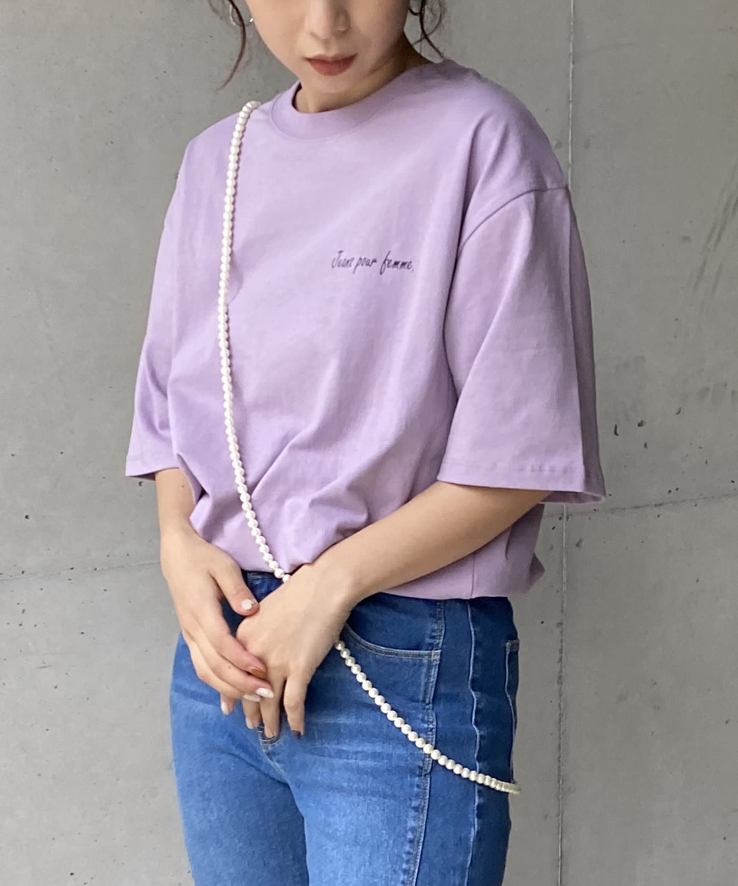 Something サムシング フラワーtシャツ Capricieux Le Mage カプリシュレマージュ レディース Pal Closet パルクローゼット パルグループ公式ファッション通販サイト