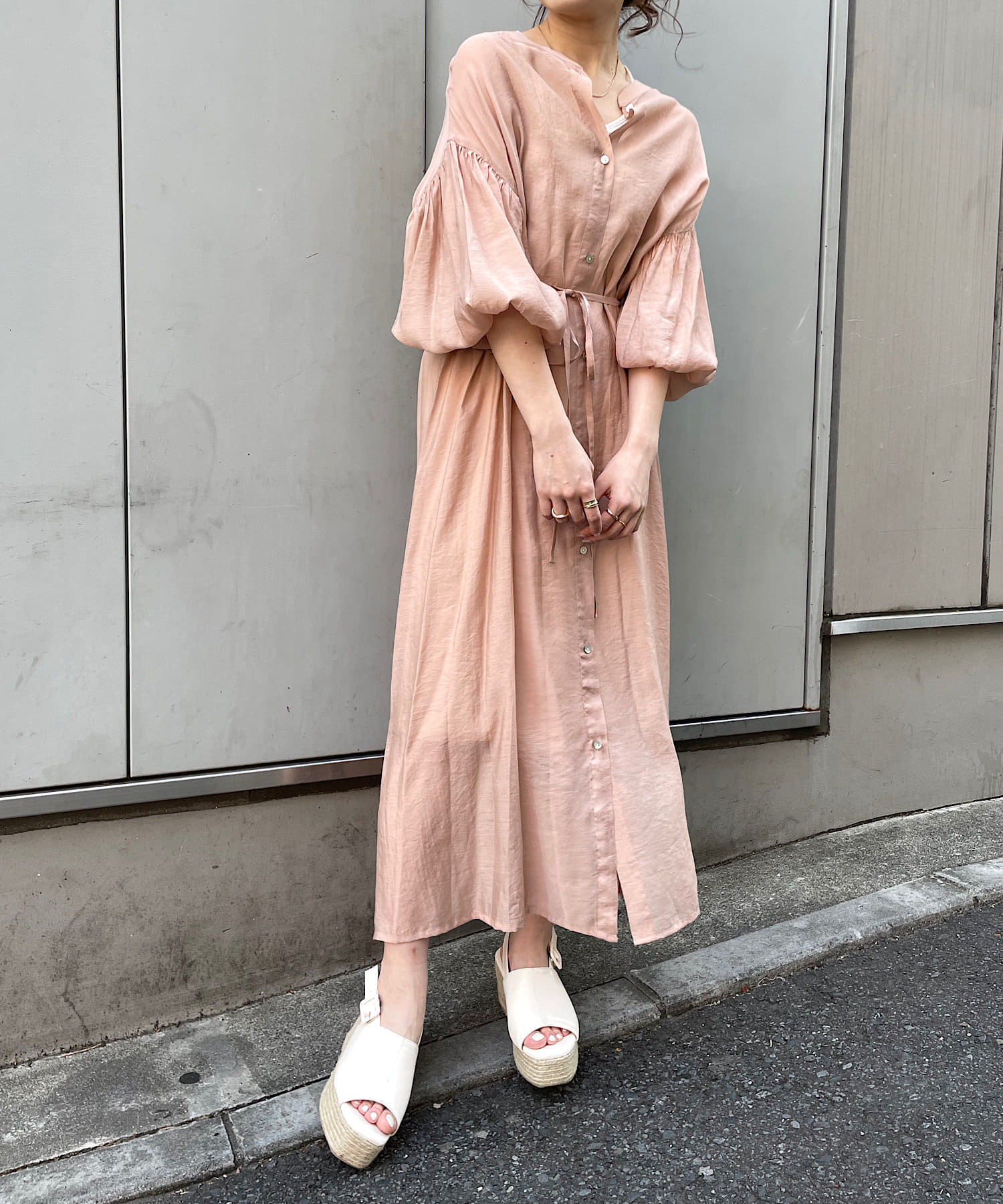 Web限定 シアー2wayボリュームワンピース Who S Who Chico フーズフーチコ レディース Pal Closet パルクローゼット パルグループ公式ファッション通販サイト