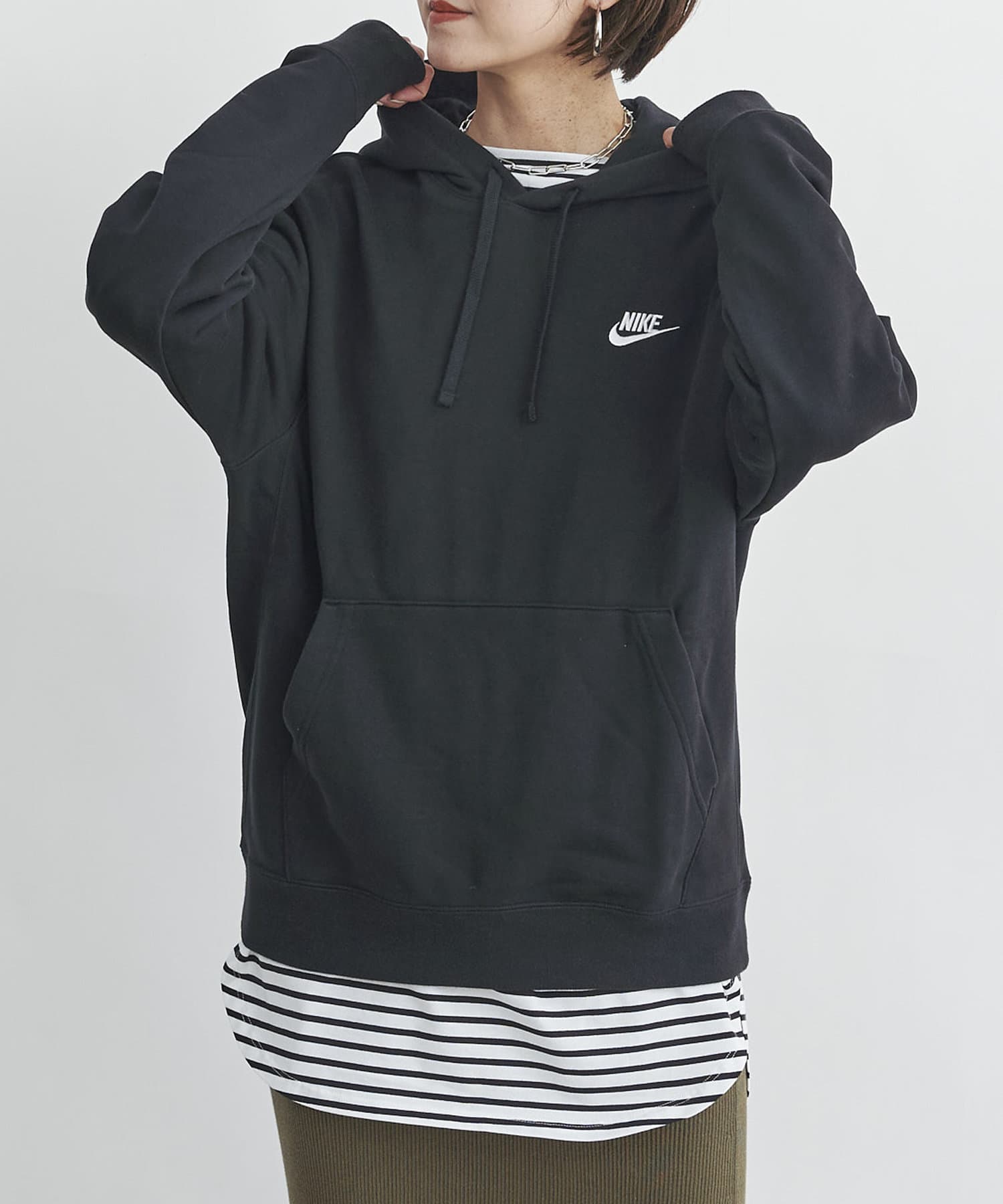 Nike ナイキ Nsw Ft クラブプルオーバーl Sフーディ Doudou ドゥドゥ レディース Pal Closet パルクローゼット パルグループ公式ファッション通販サイト