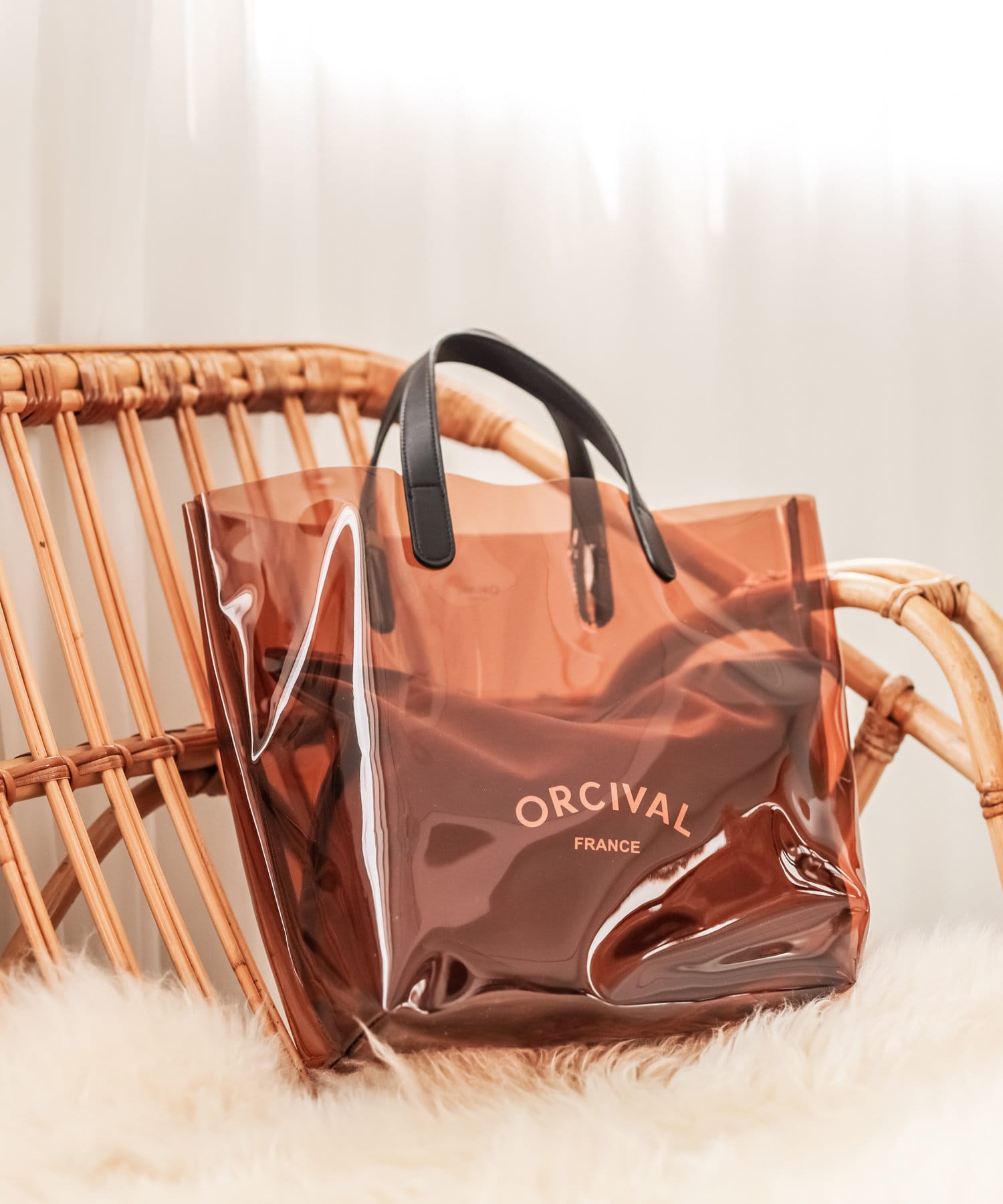 un dix cors(アンディコール) 【ORCIVAL(オーシバル)】クリアPVCバッグ