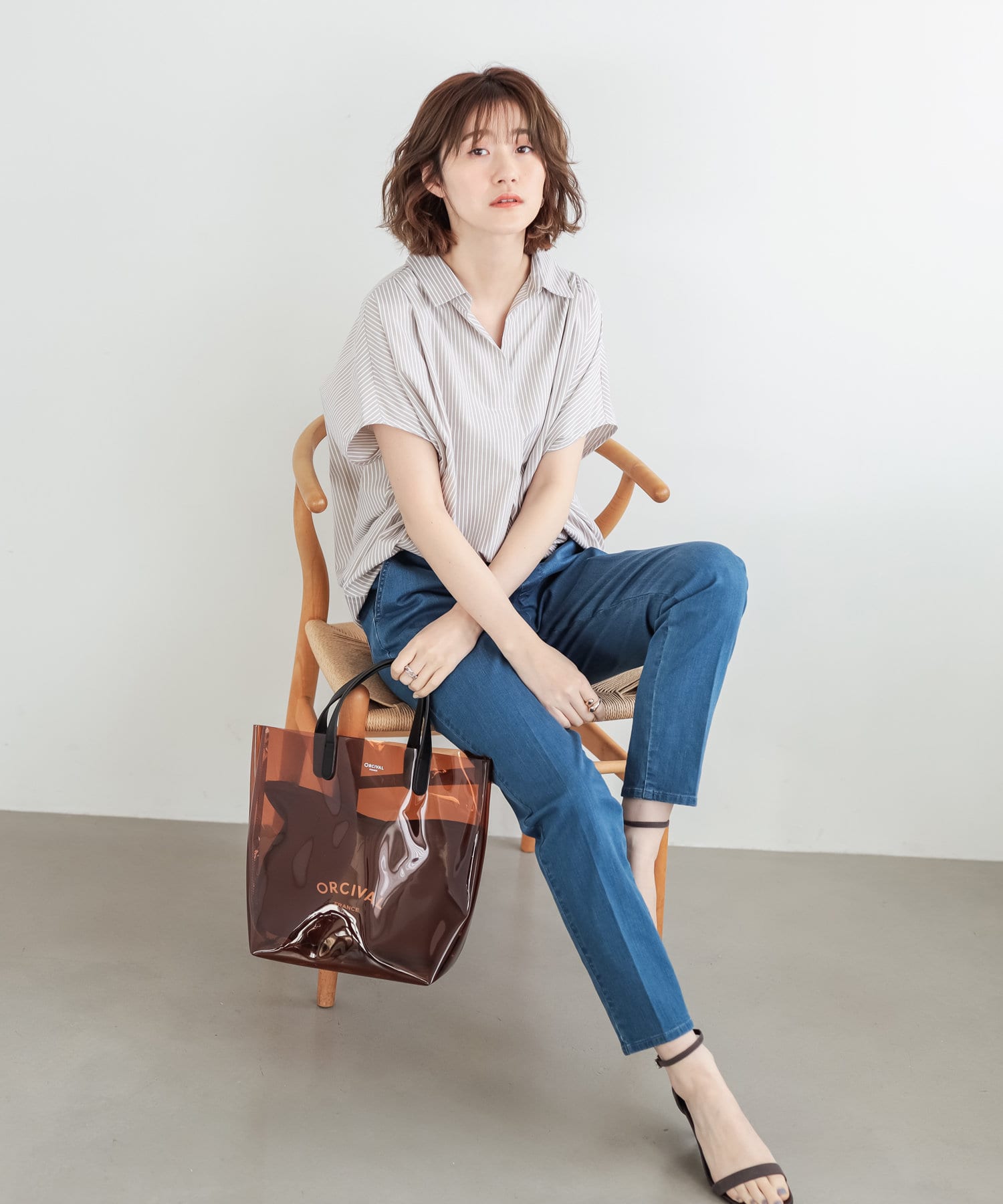 Orcival オーシバル クリアpvcバッグ Un Dix Cors アンディコール レディース Pal Closet パルクローゼット パルグループ公式ファッション通販サイト