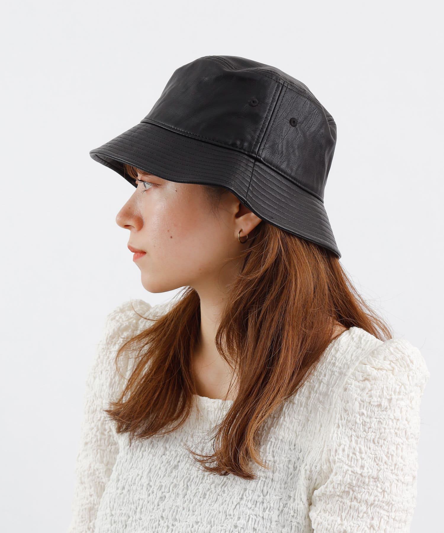 合皮バケットハット2 フェイクレザーバケットハット Colony 2139 コロニー トゥーワンスリーナイン レディース Pal Closet パルクローゼット パルグループ公式ファッション通販サイト