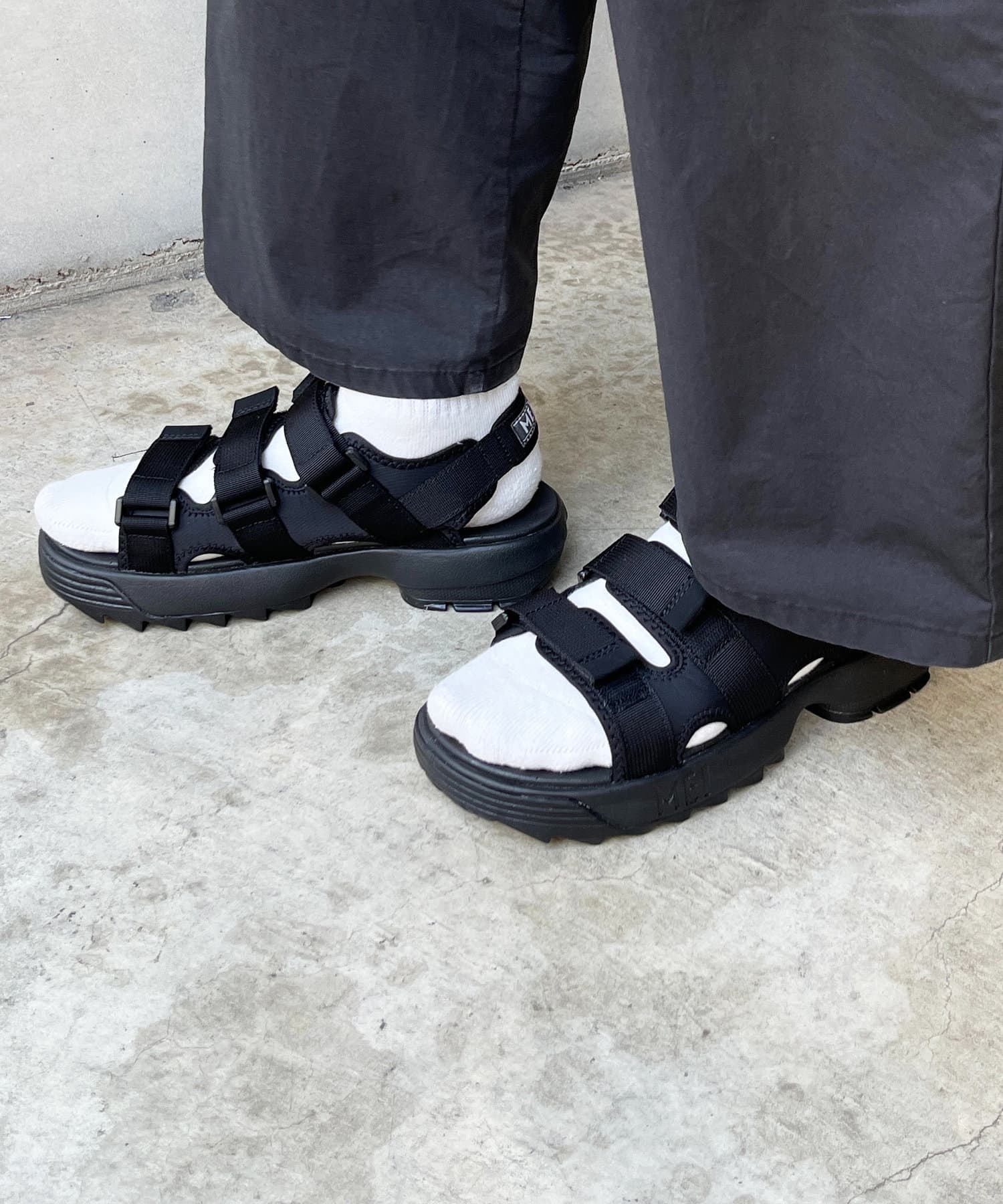 Mei メイ リサイクルナイロン3ベルトサンダル Cpcm シーピーシーエム メンズ Pal Closet パルクローゼット パルグループ公式ファッション通販サイト